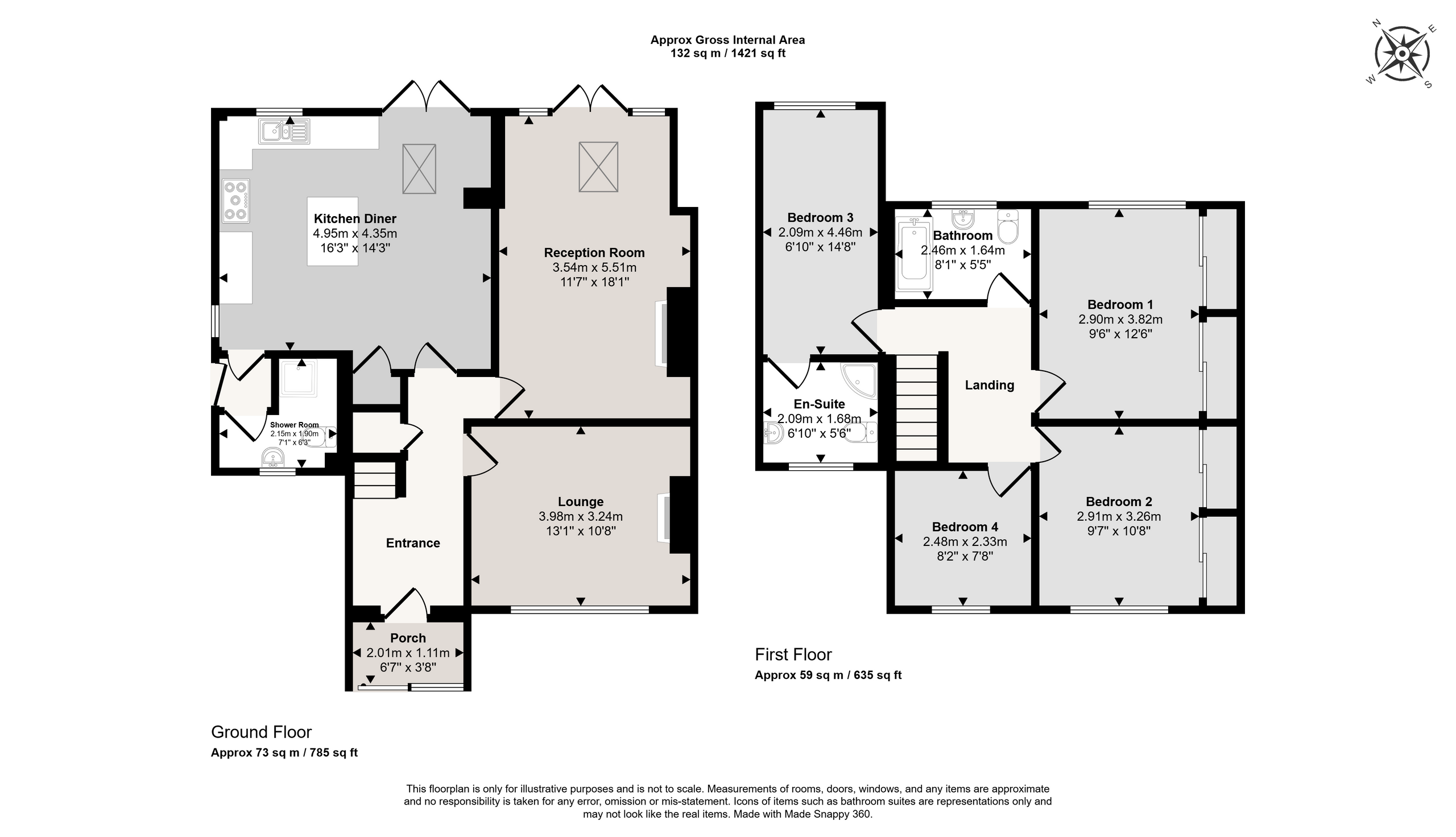 6 Lon Ganol, Cardiff floorplan