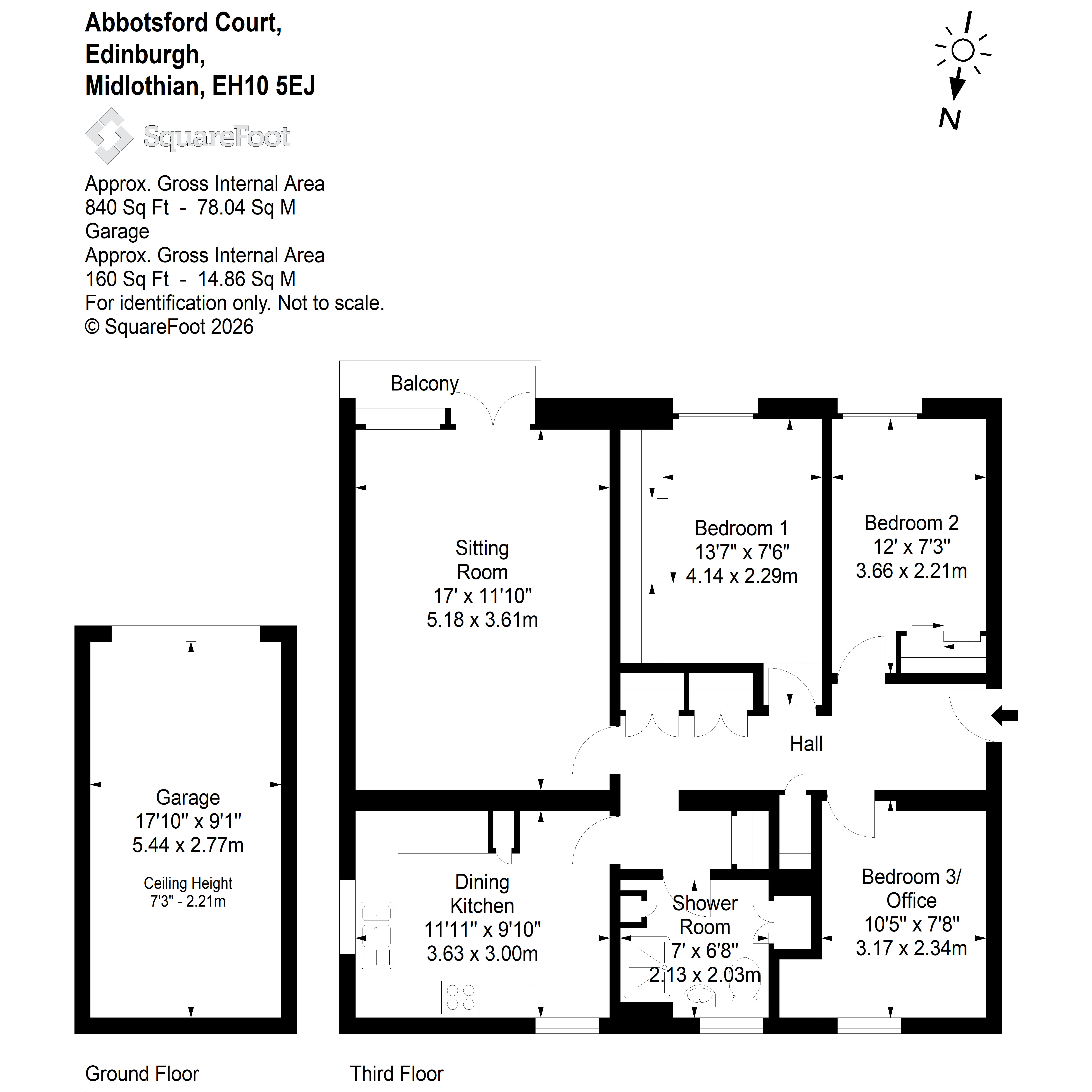 37 Abbotsford Court, Merchiston Edinburgh floorplan