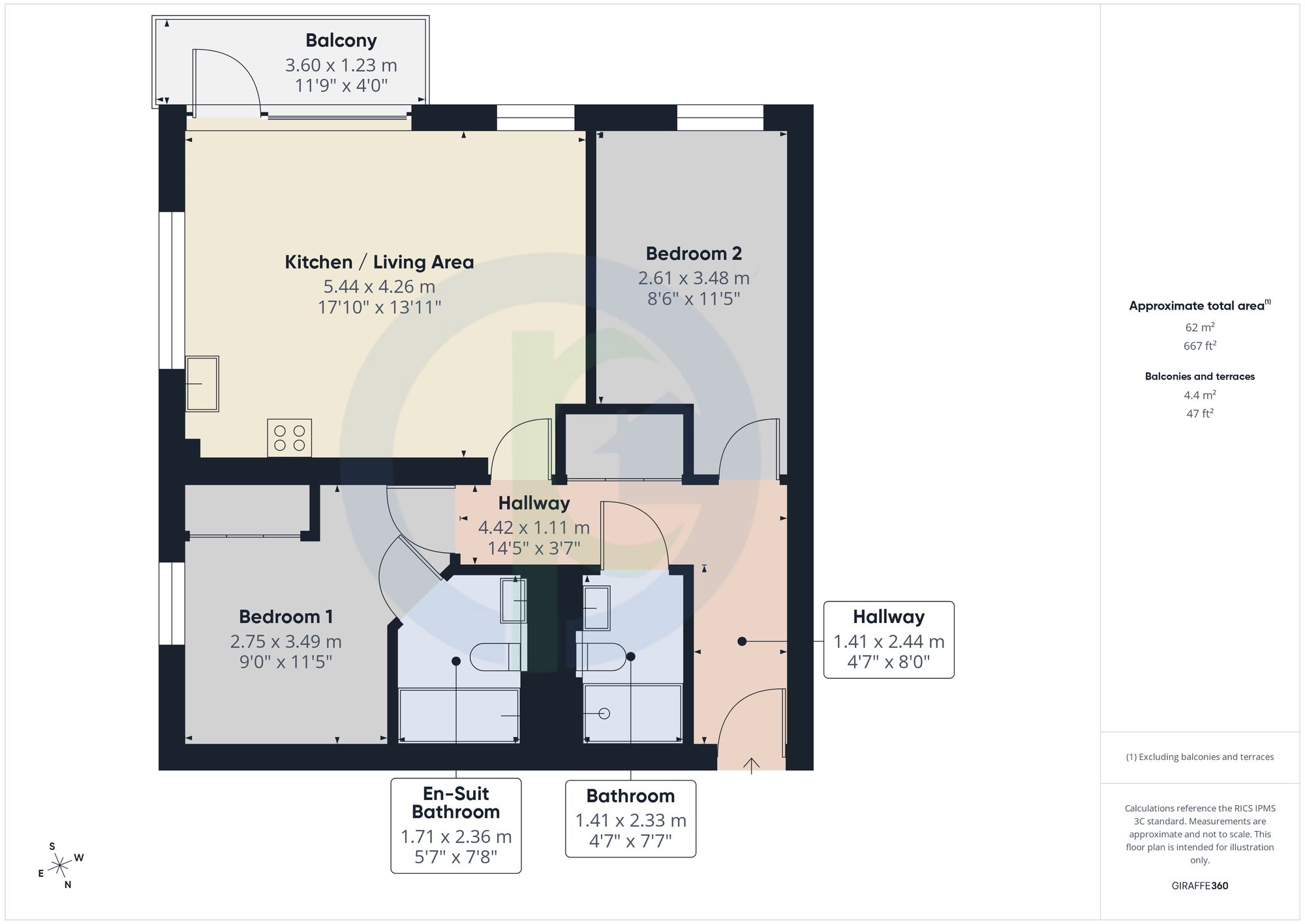 43 Madeleine Court Letchworth Road, Stanmore floorplan