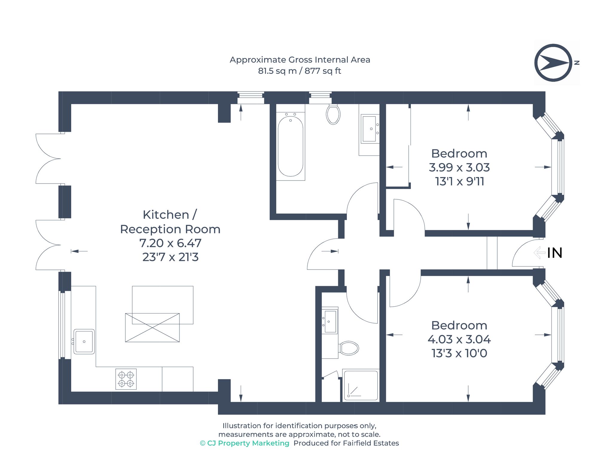 131 Carpenders Avenue, Watford floorplan