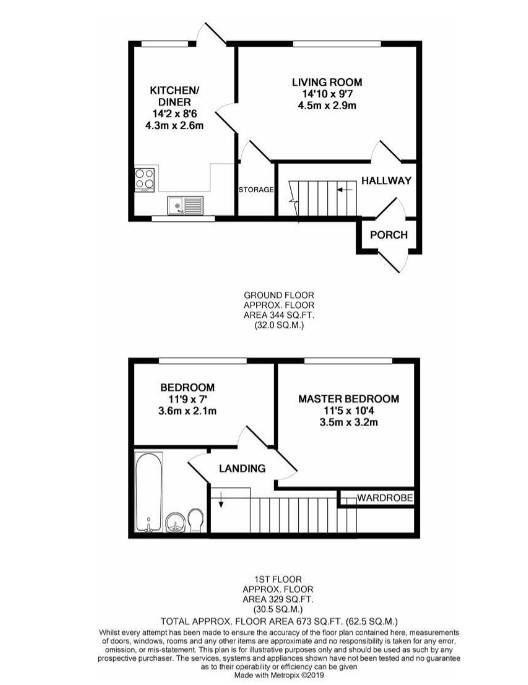 32, Braunston Drive, Hayes floorplan