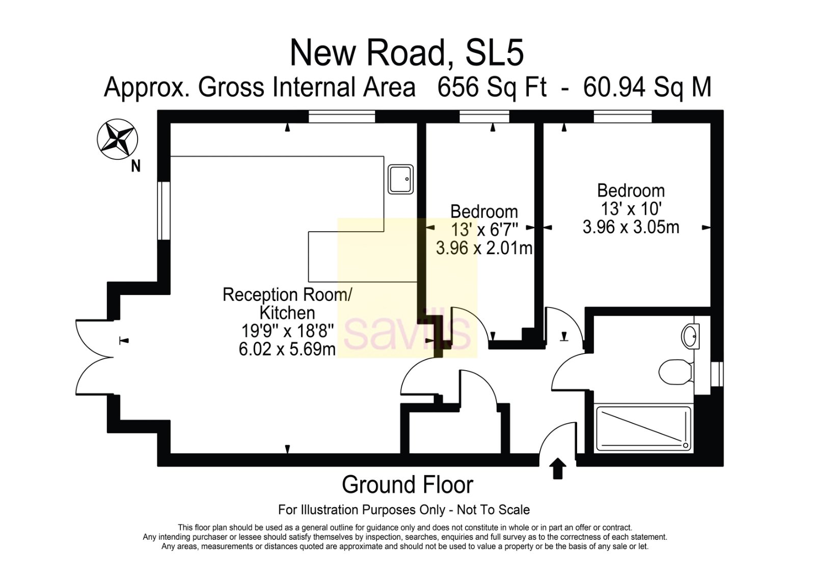 Flat 3, Platinum Court, 177, New Road, Berkshire floorplan