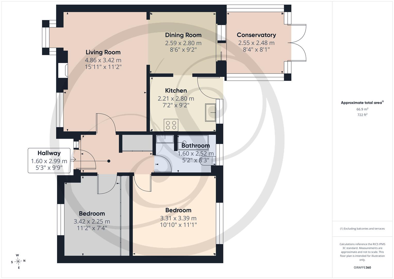 21, Temple Grove, Leeds floorplan