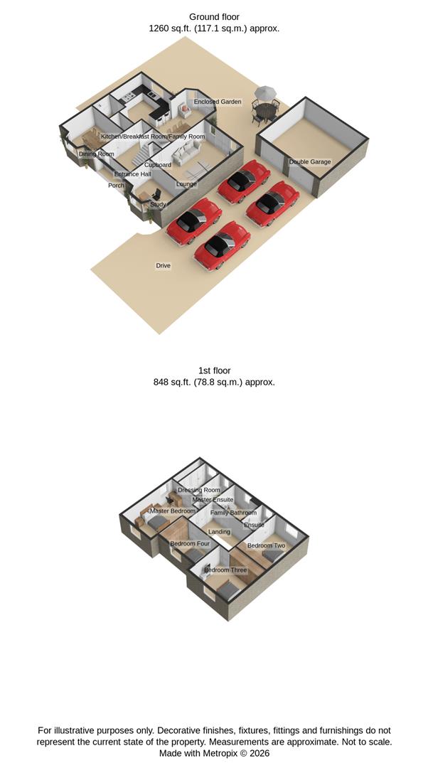 7, Cygnet Way, Staverton Marina floorplan