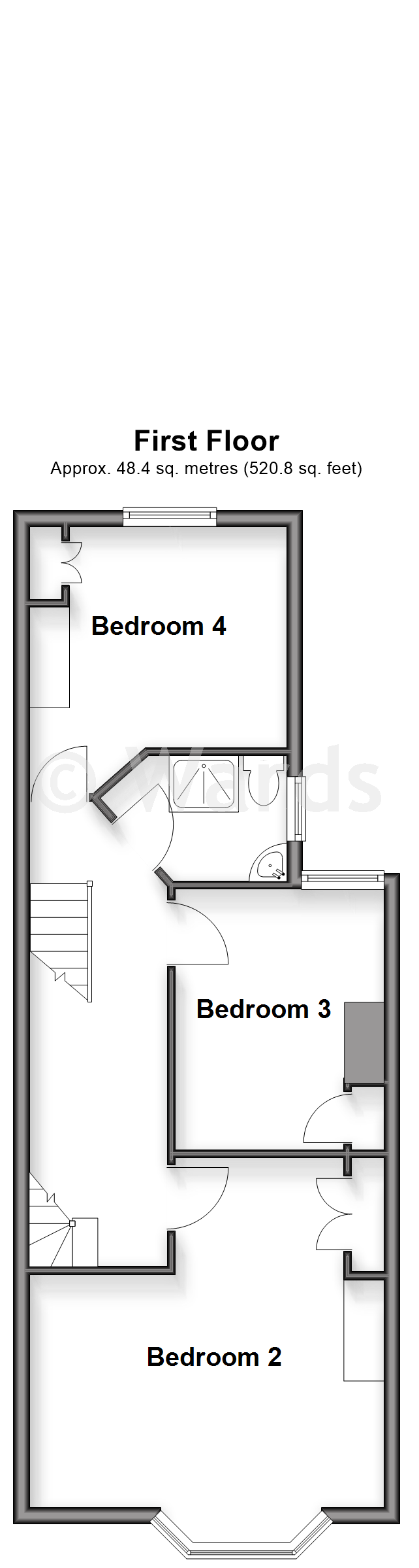 124, Rainham Road, Chatham floorplan
