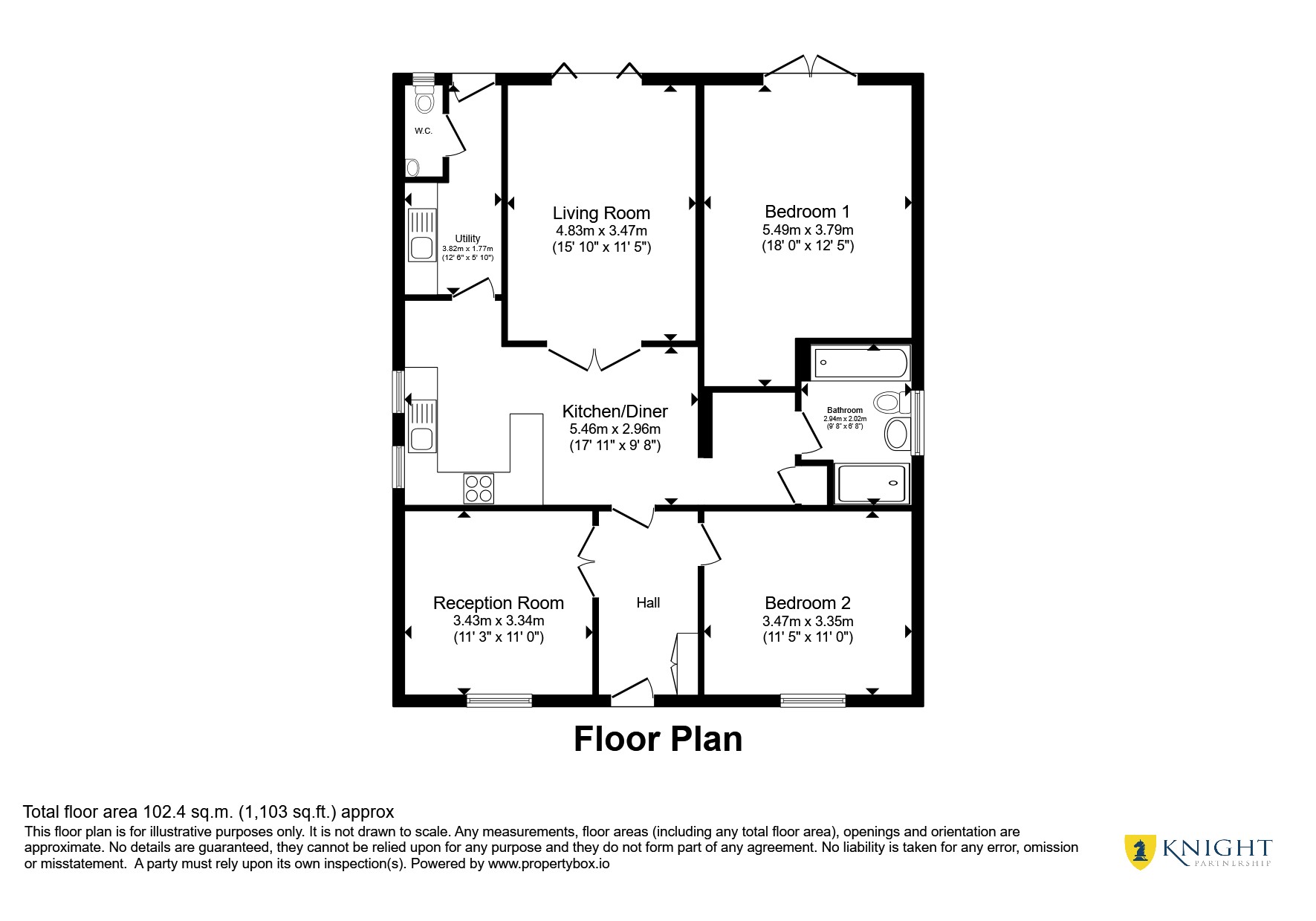 27, Main Road, Stamford floorplan