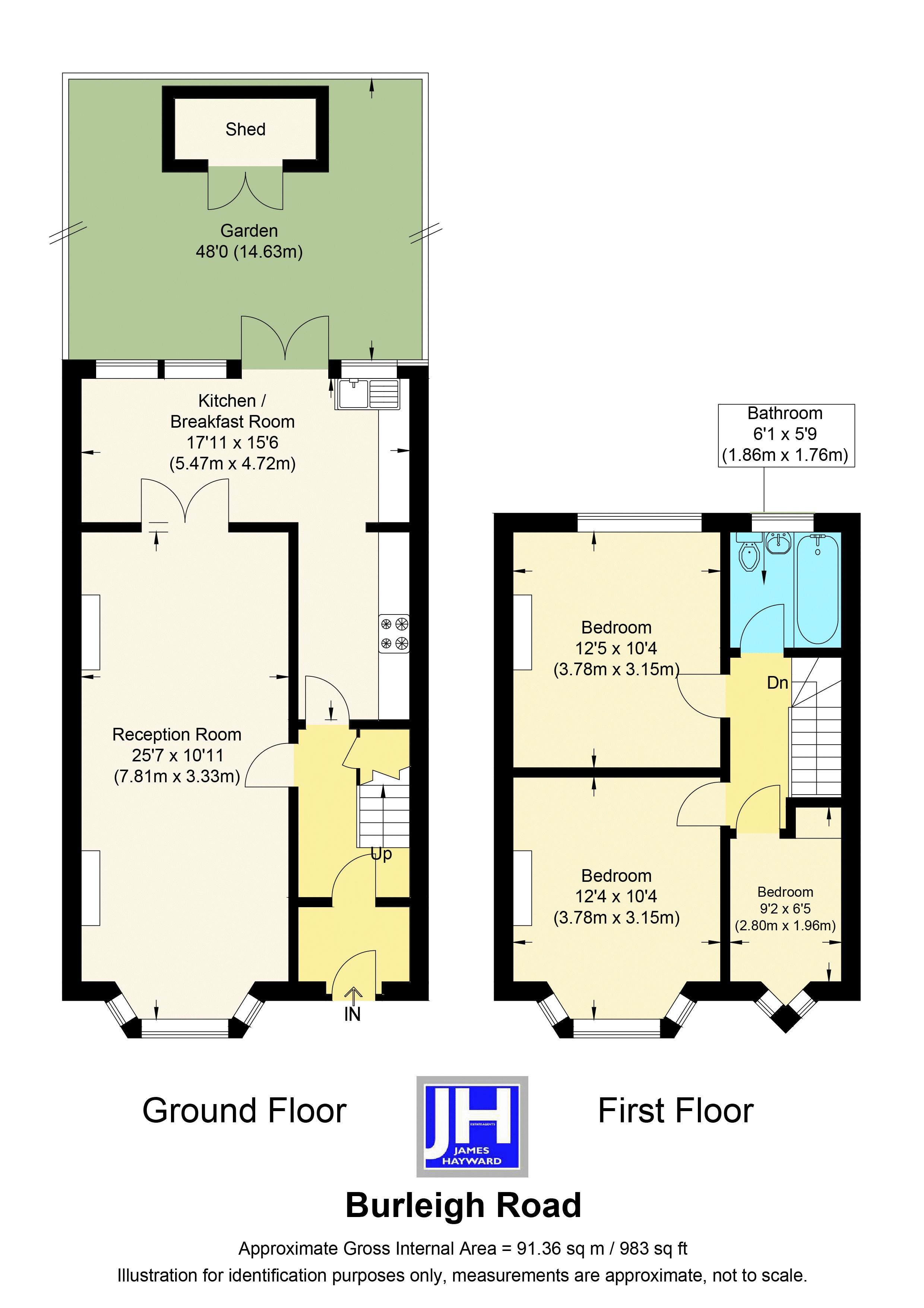 3 Bedrooms Terraced house for sale in Burleigh Road, Enfield EN1