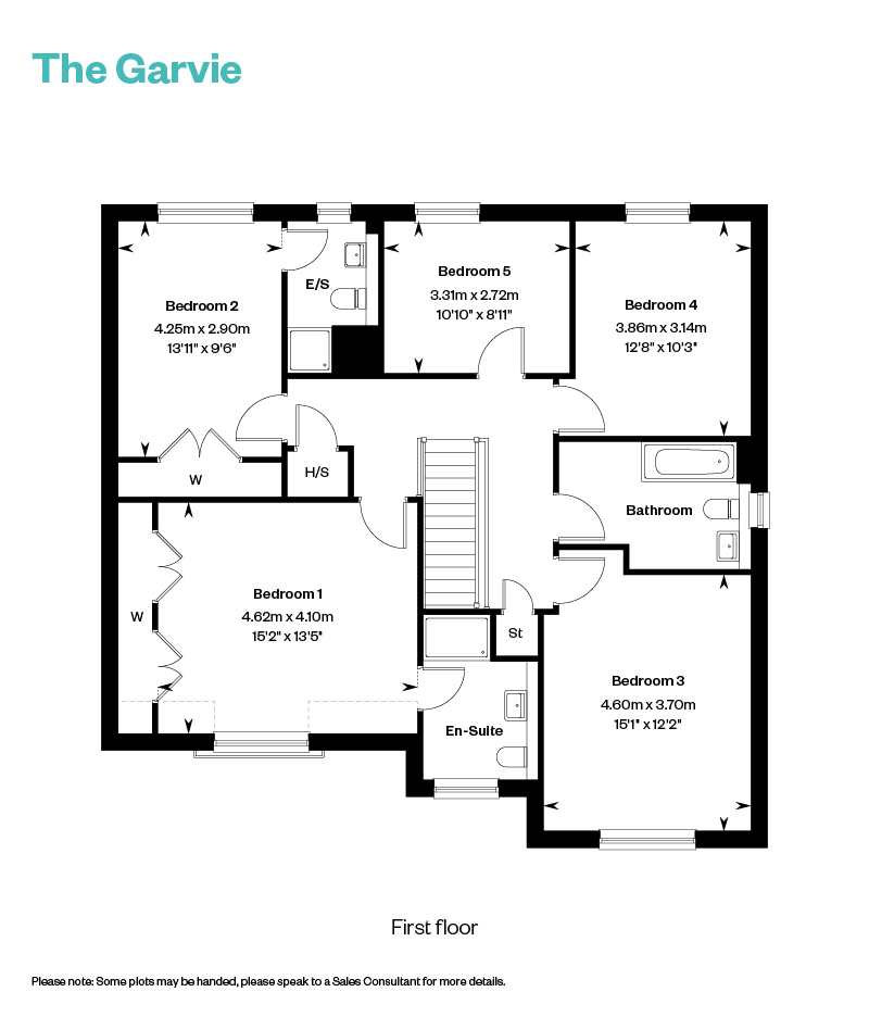 96, Beatlie Road, Winchburgh, Eh52 6Wl floorplan
