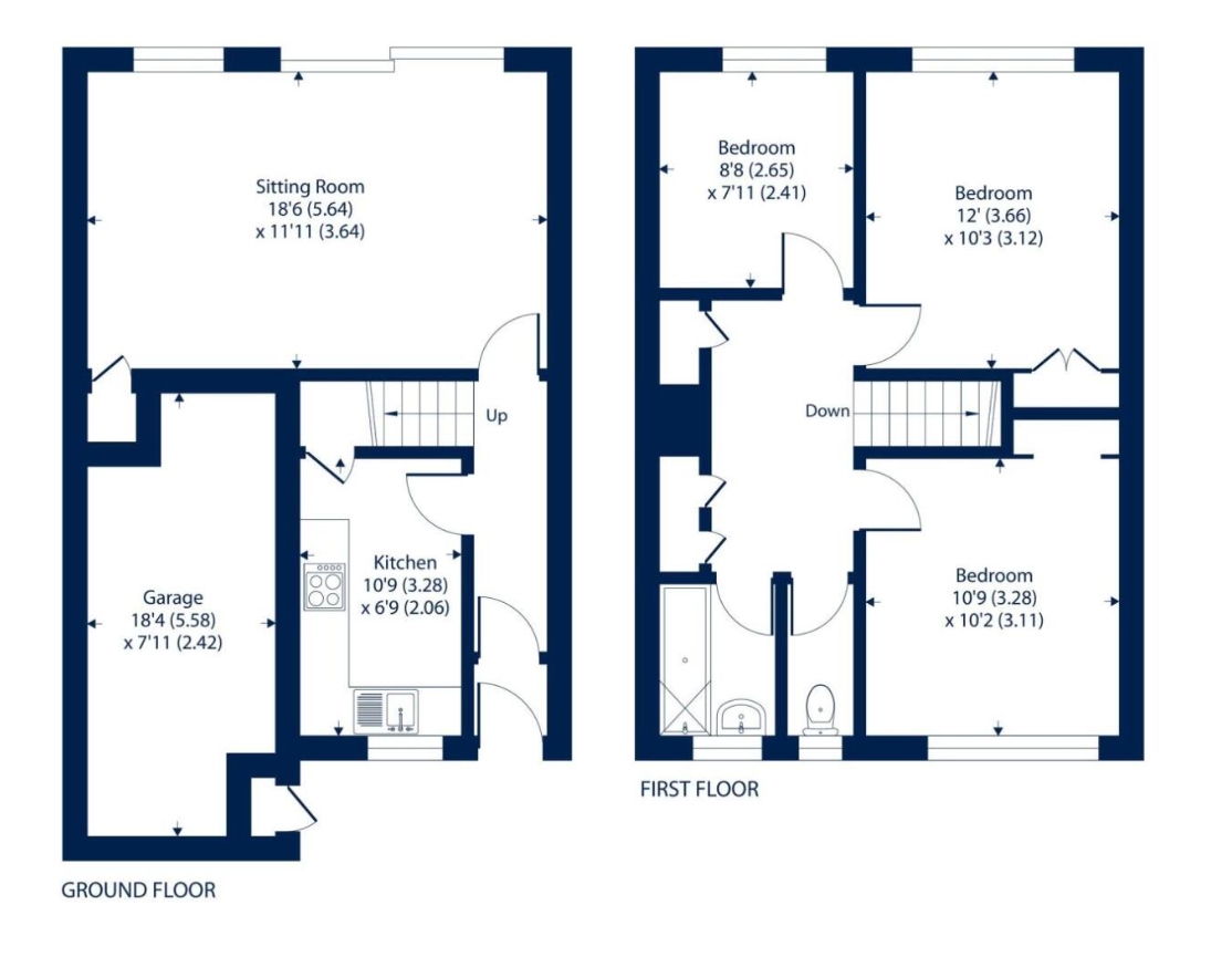Chantry Lane, St. Albans floorplan