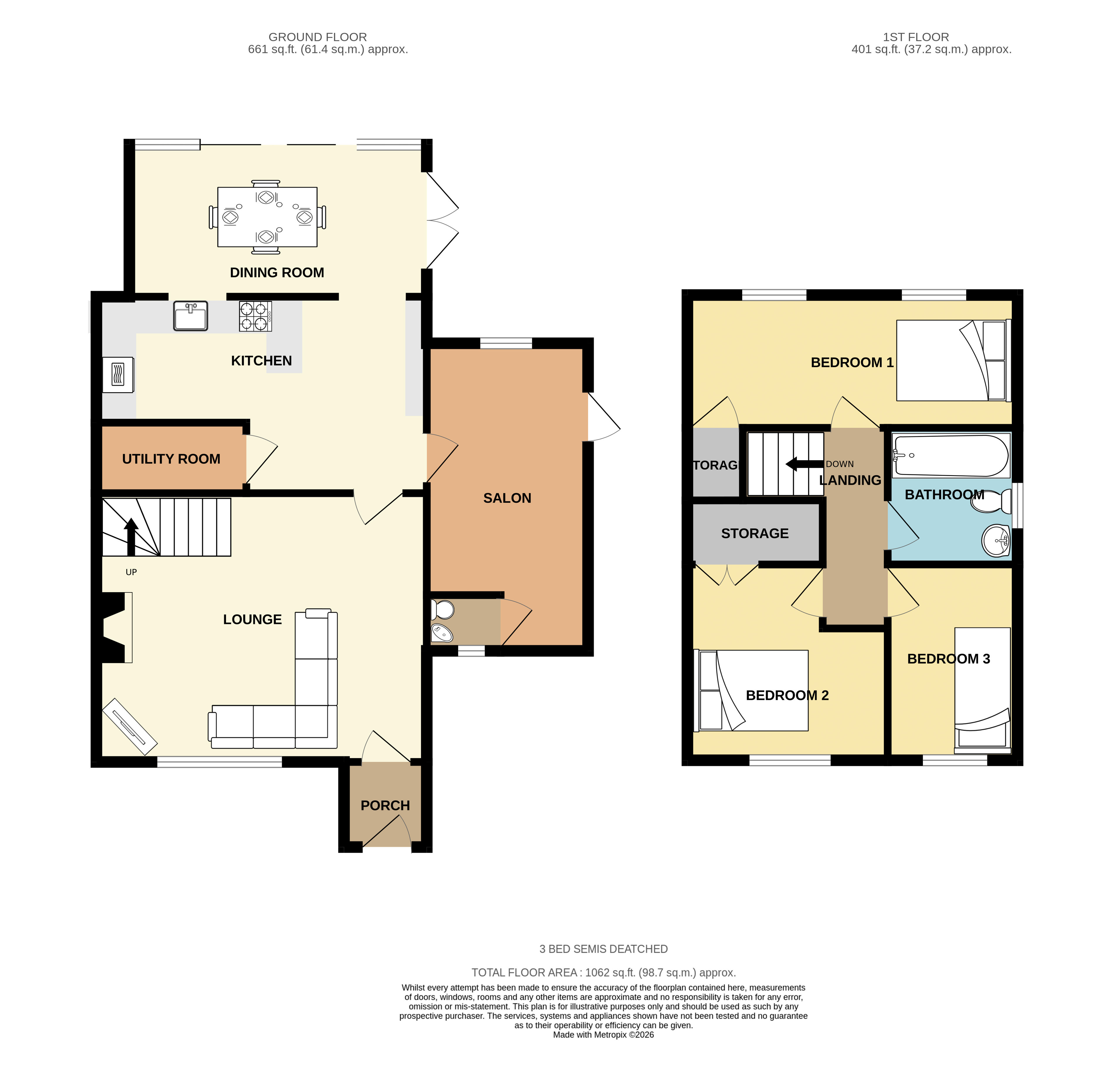 15, Valley Gardens, Redruth floorplan