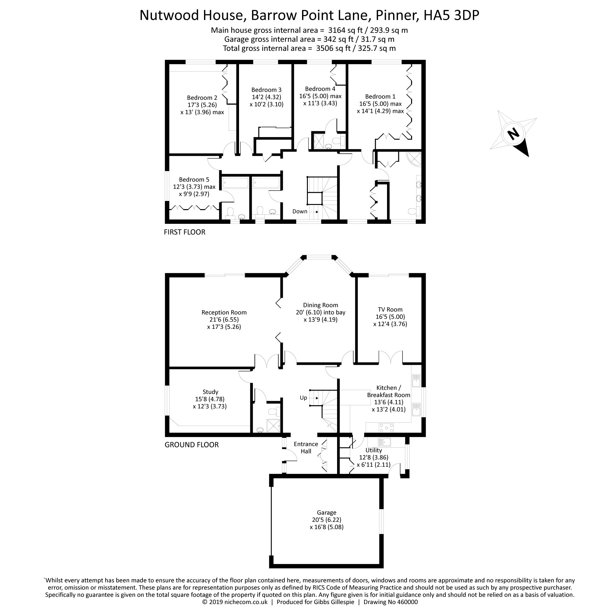 5 Bedrooms Detached house for sale in Barrow Point Lane, Pinner, Middlesex HA5