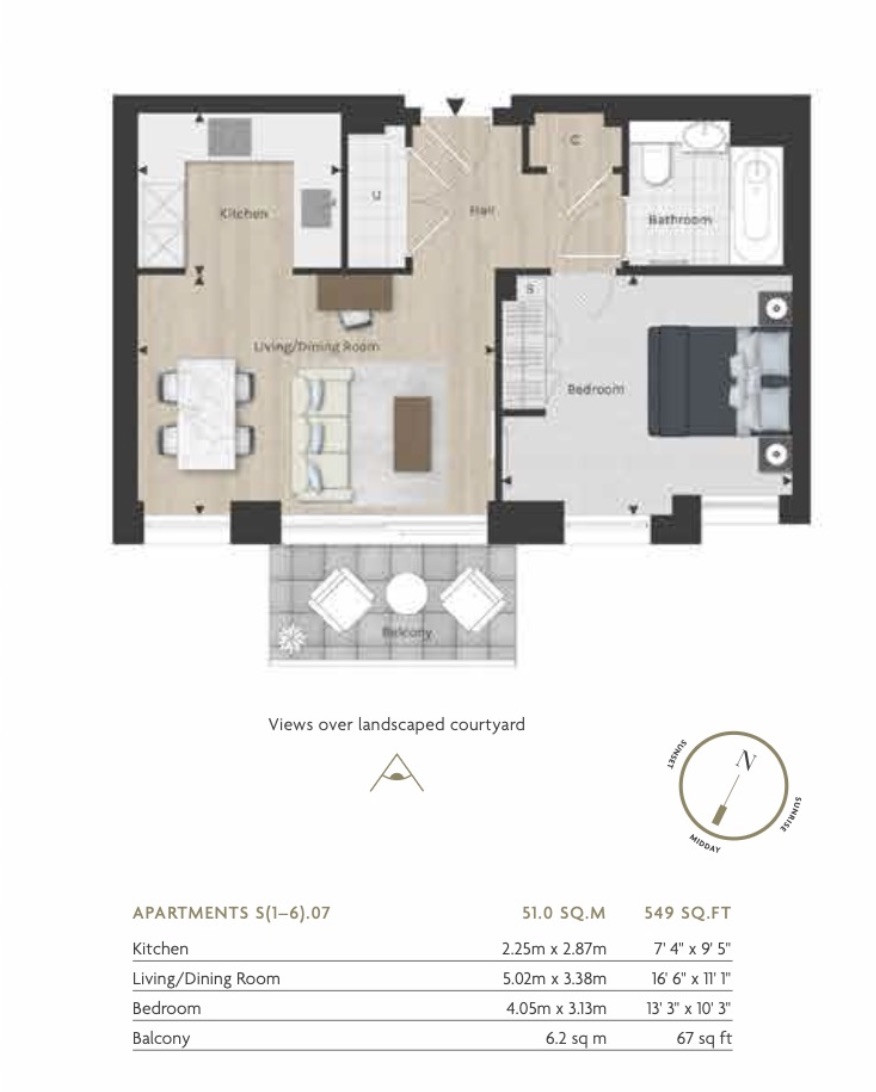 515 Plot5.07,, Siena House, London floorplan
