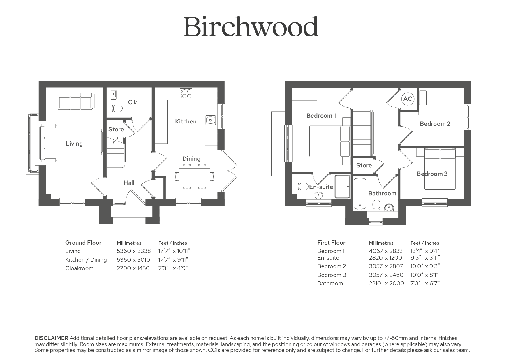 Plot 25 The Birchwood,, Plot 25 The Birchwood, Orchard Meadows, Churchill, Winscombe floorplan