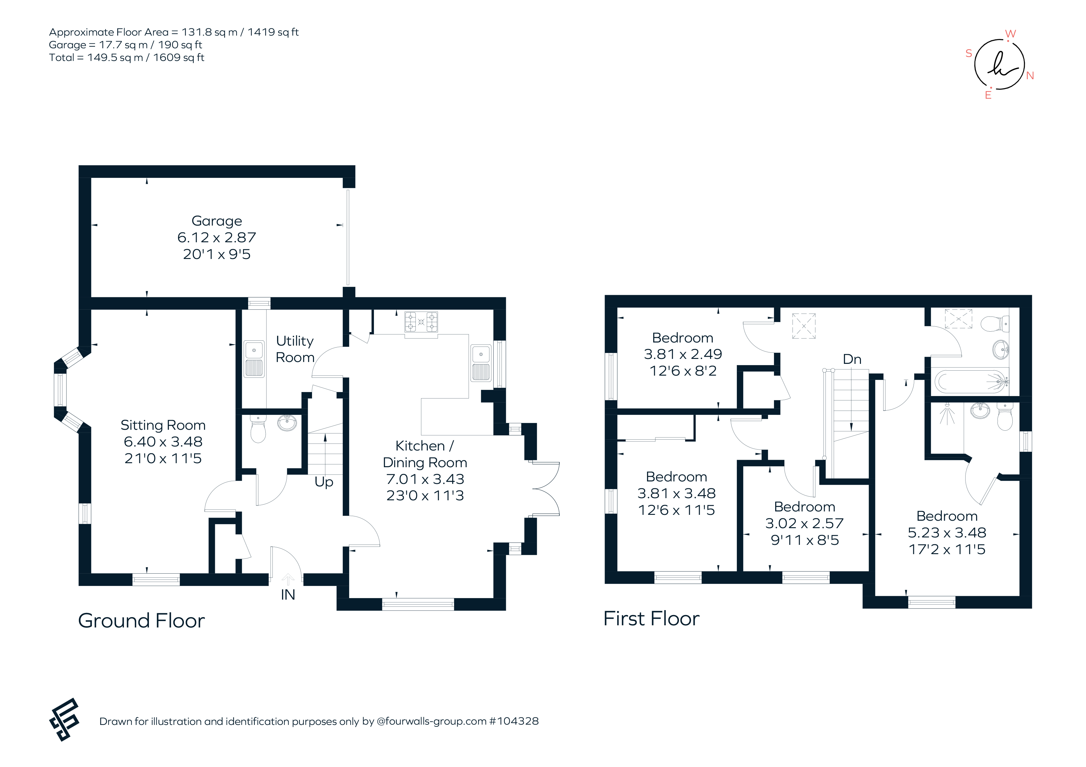 10, Pips Field Way, Cirencester floorplan