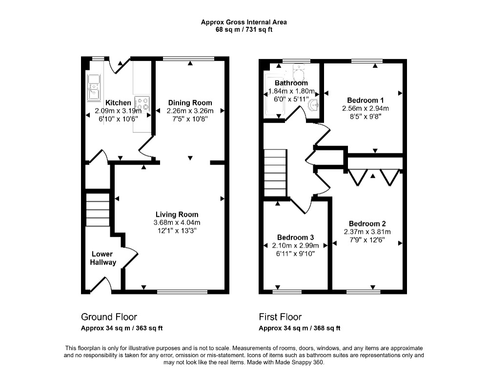 11, Hamilton Way, South Ayrshire floorplan