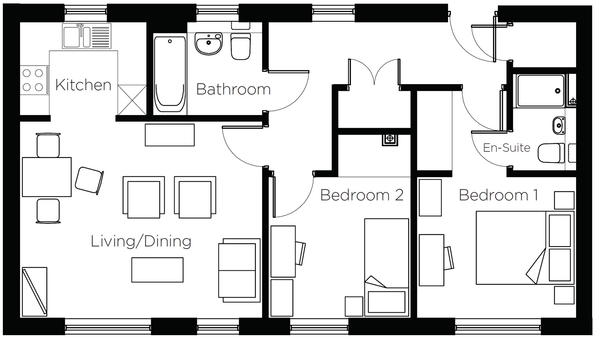 2 Bedrooms Flat for sale in Tatler Close, Warwick CV34