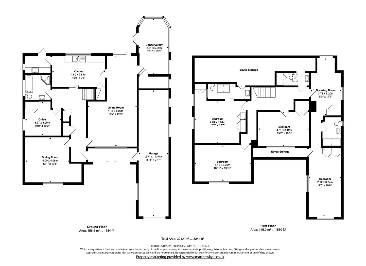 54, Hoe Lane, Ware floorplan
