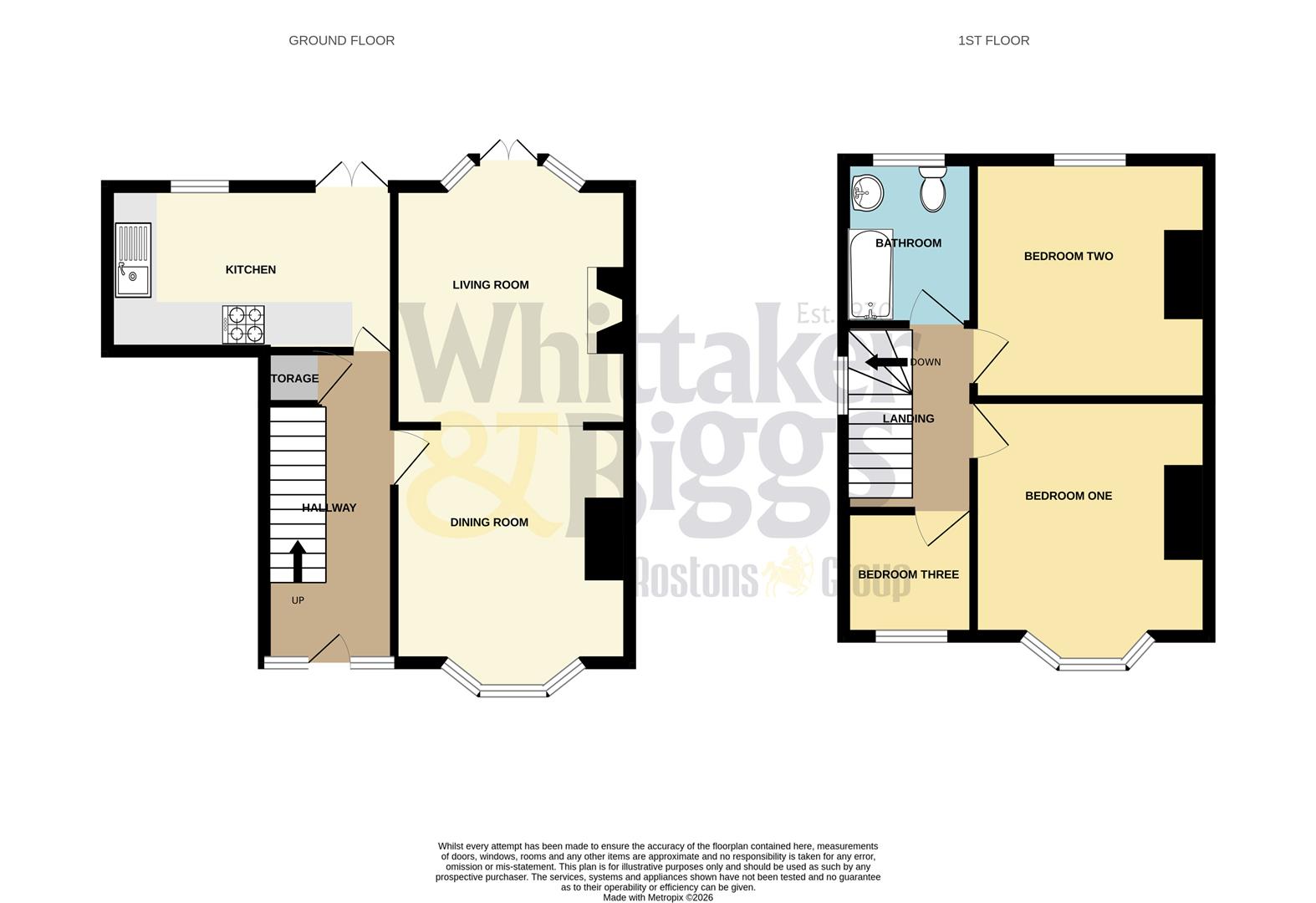 34, Woodland Avenue, Stoke-On-Trent floorplan