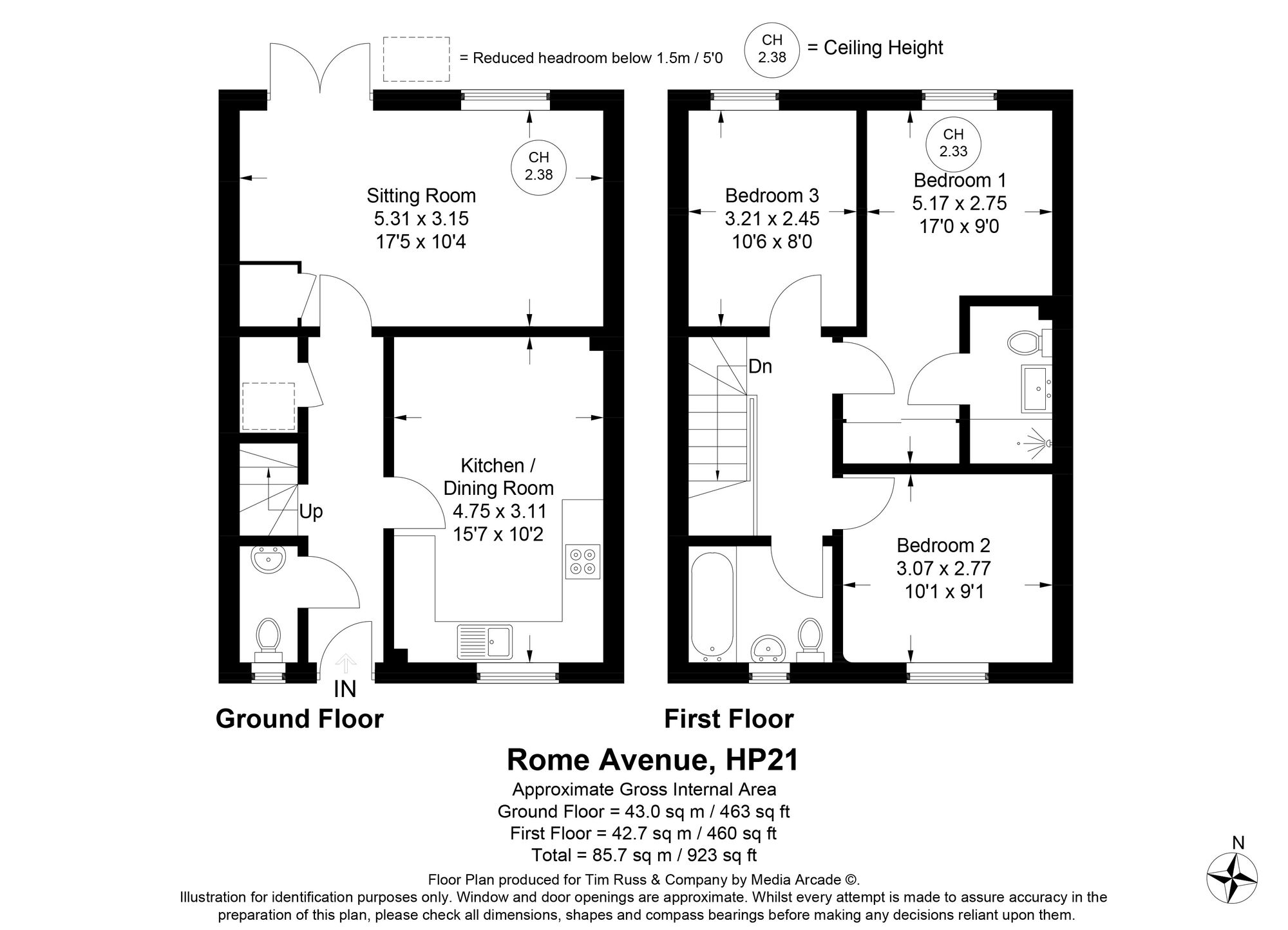 26 Rome Avenue, Aylesbury floorplan