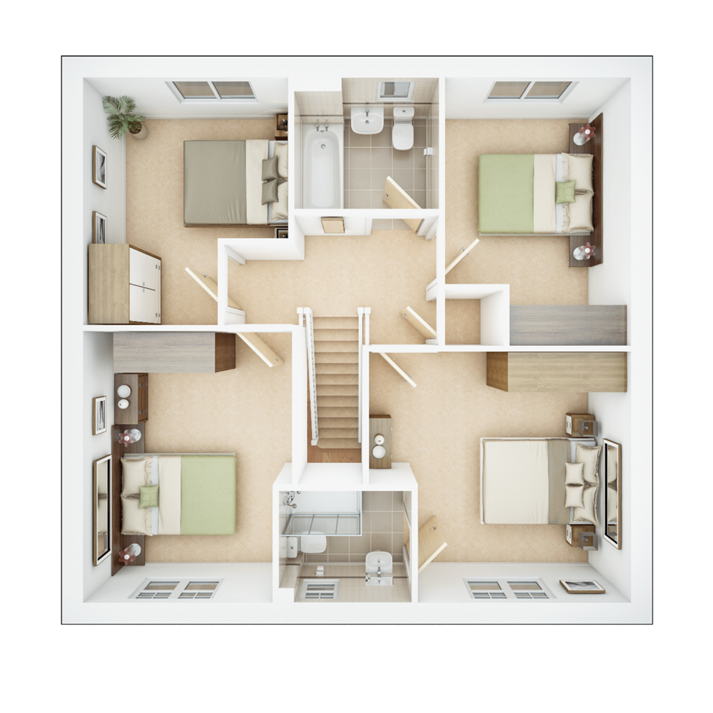 The Manford - Plot 398, Edlogan Wharf, Cilgant Ceinwen, Cwmbran floorplan