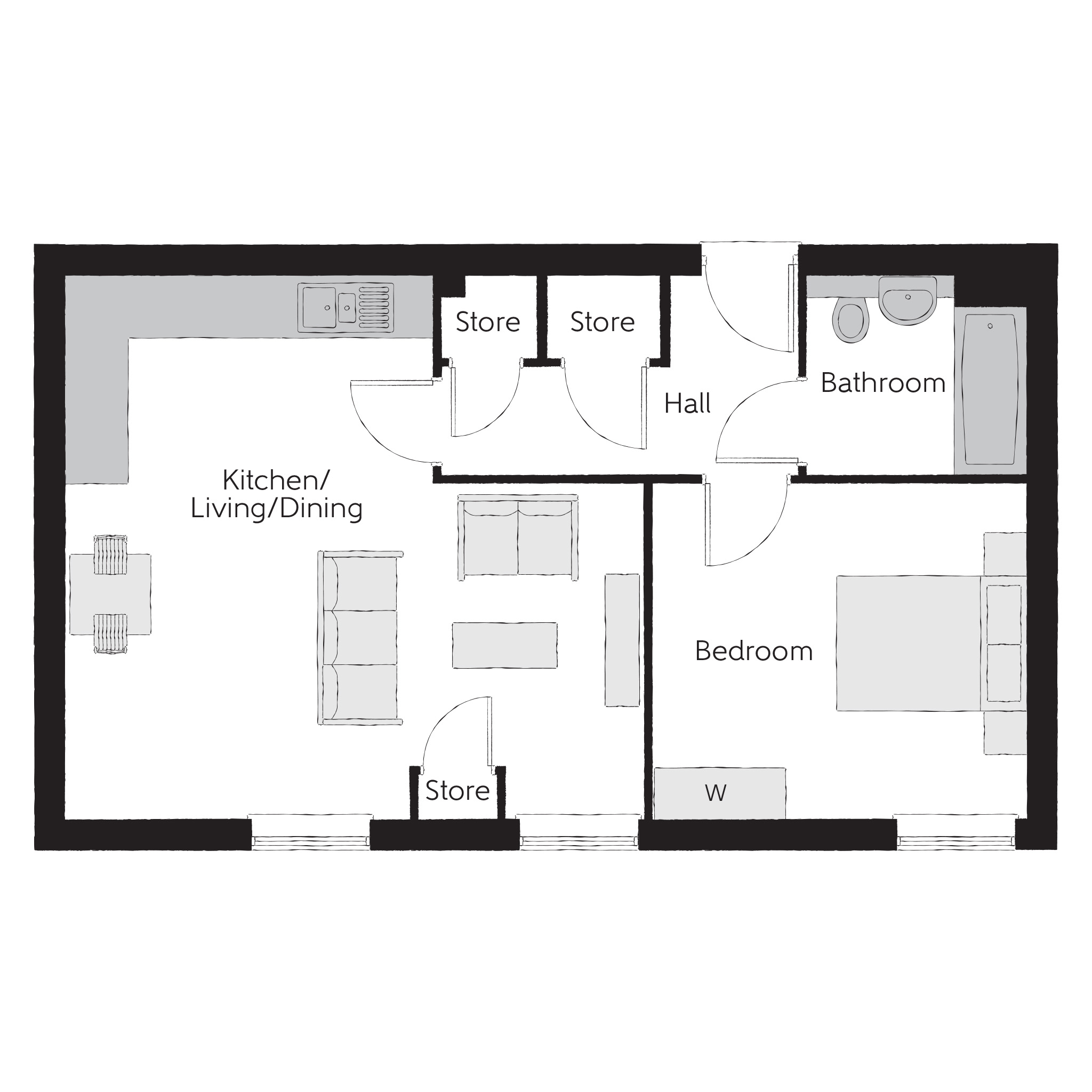 54, The Grove at Riverbrook Place, Steers Lane, Forge Wood, Tinsley Green, Crawley floorplan