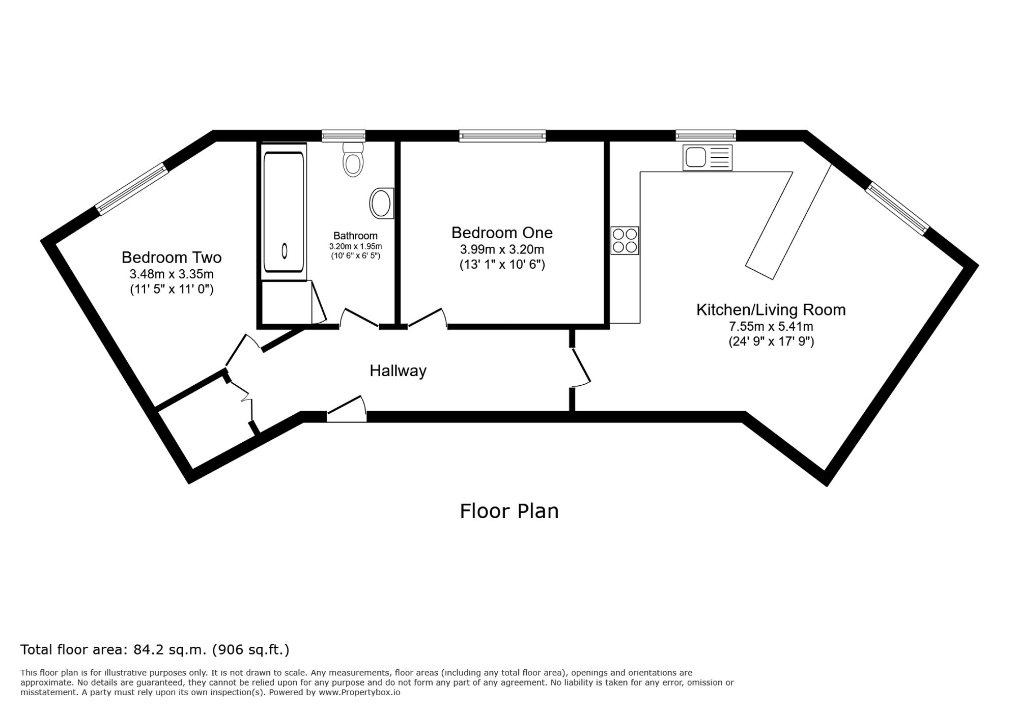 23 Cysgod Y Bryn, Colwyn Bay floorplan