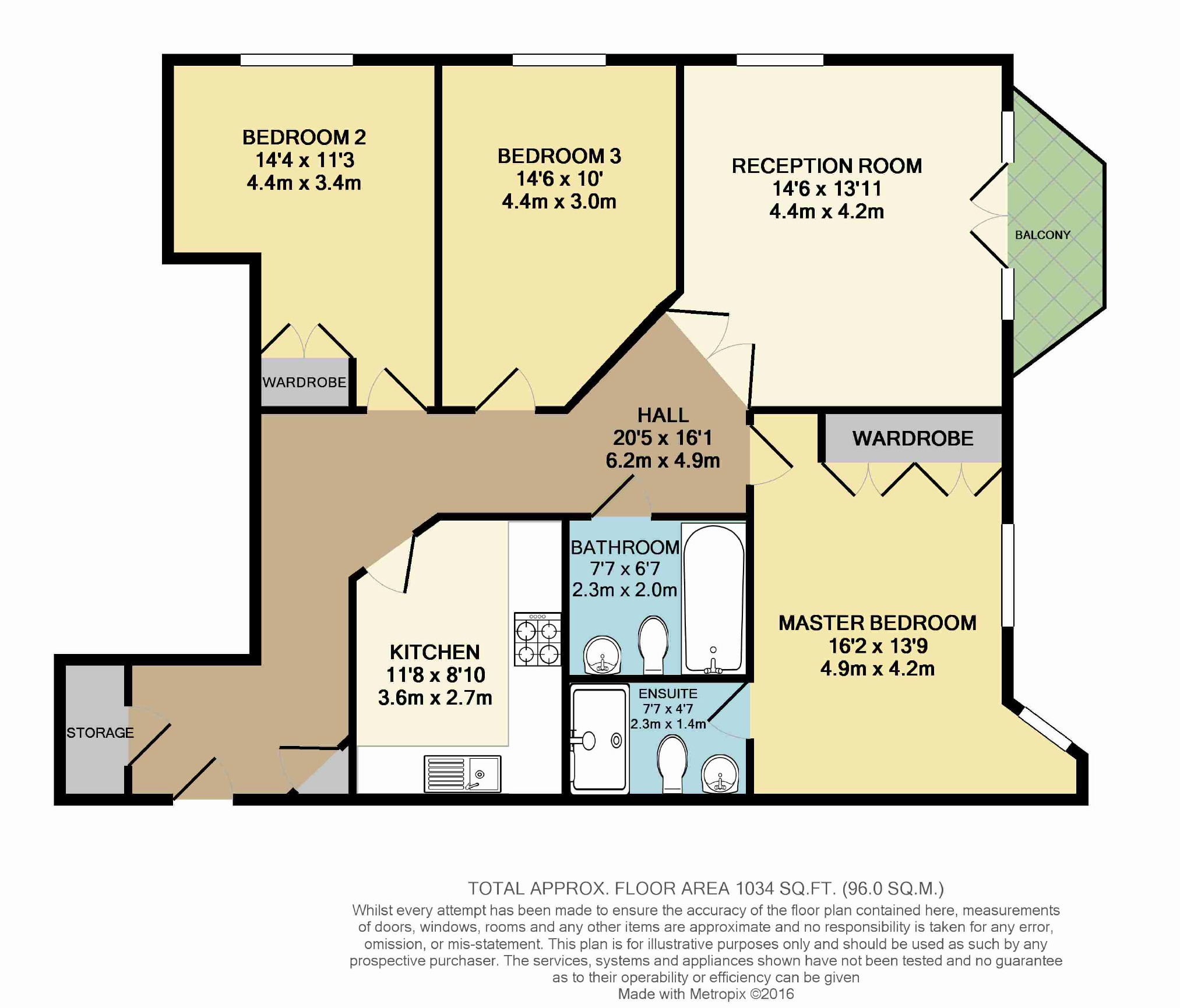 3 Bedrooms Flat for sale in Eastwick Lodge, Bush Hill Park, Middx EN1