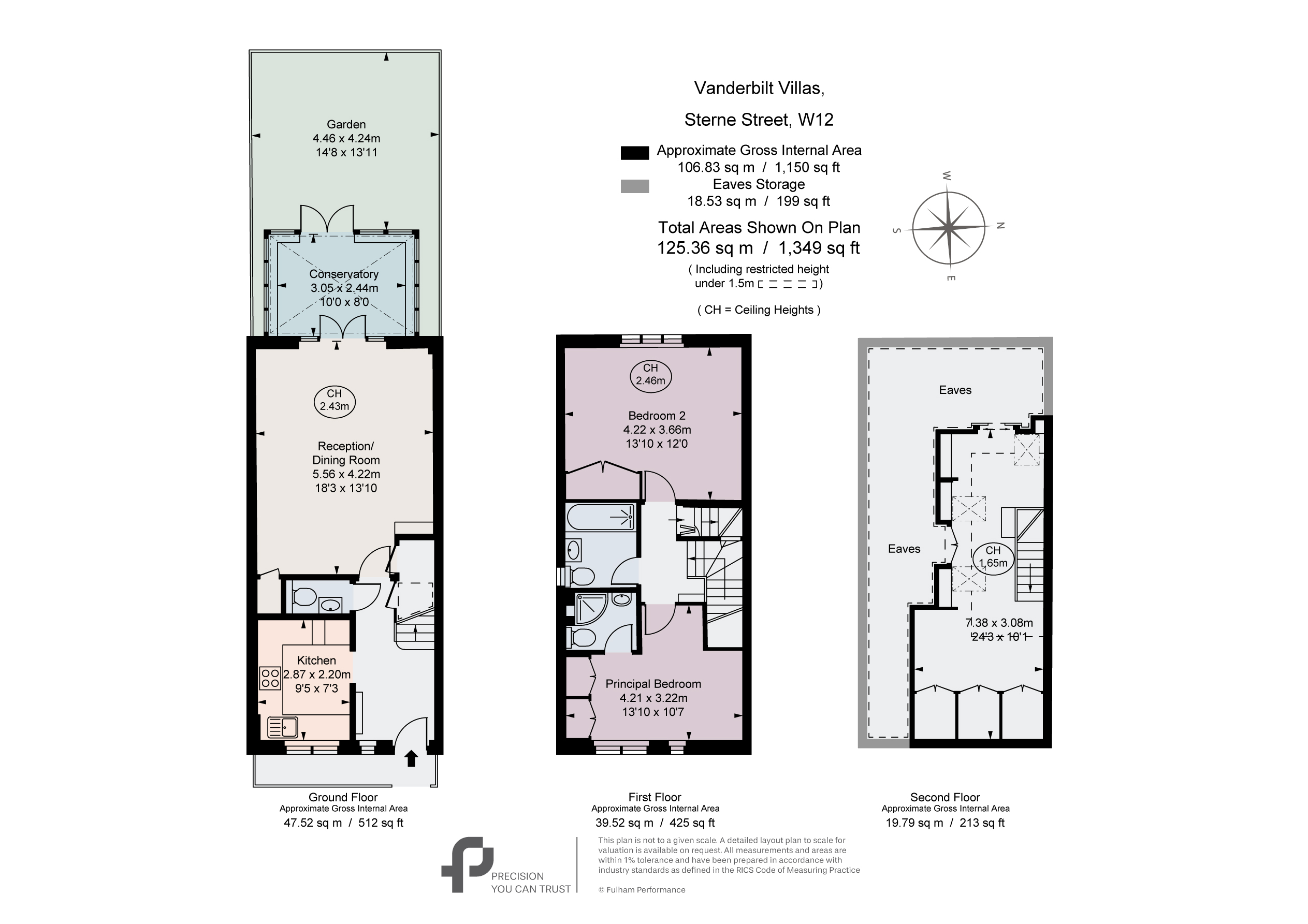 6, Vanderbilt Villas, London floorplan
