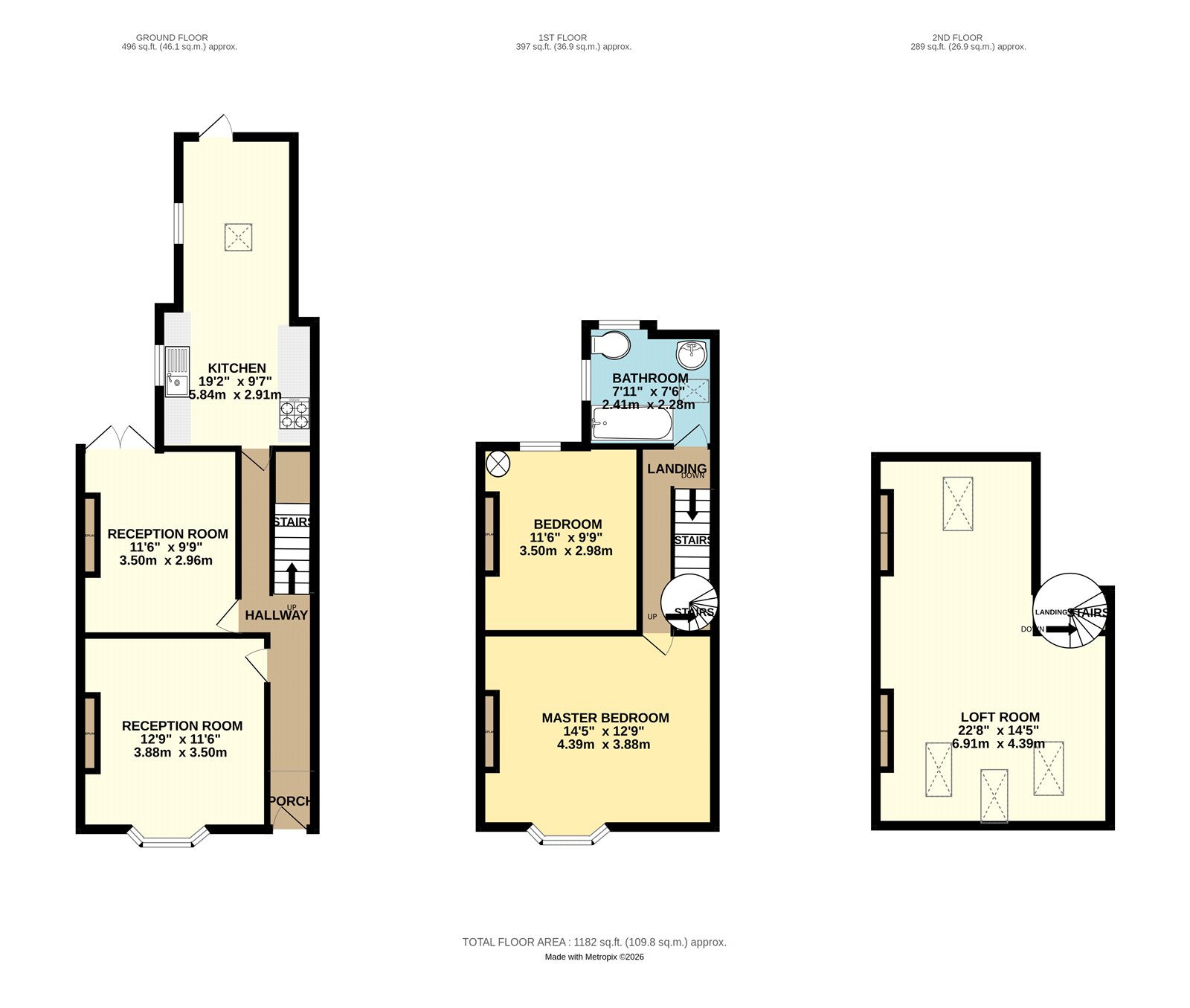 11, Balfour Road, Bristol floorplan