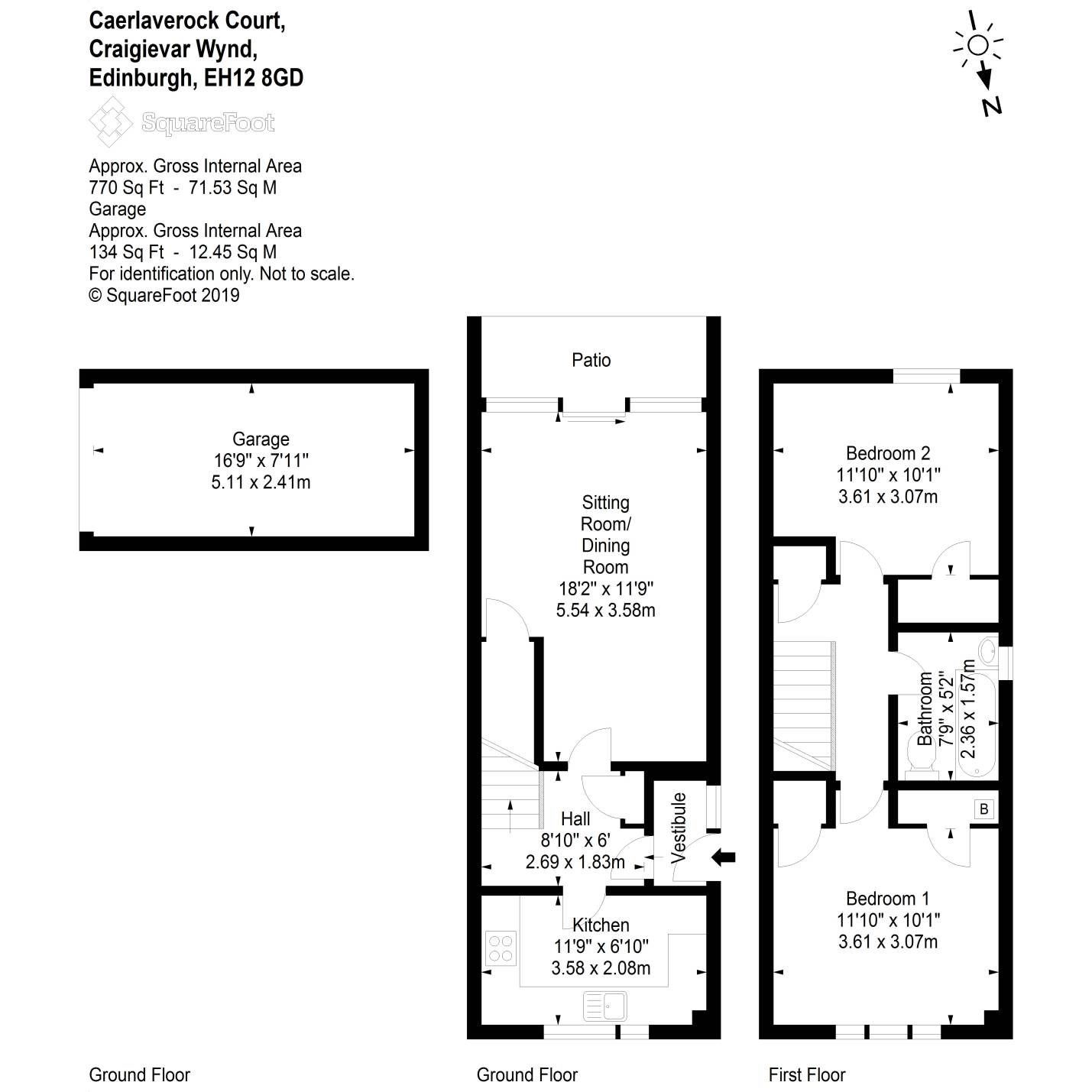 2 Bedrooms Semi-detached house for sale in 10 Caerlaverock Court, Craigeivar Wynd, Corstorphine EH12