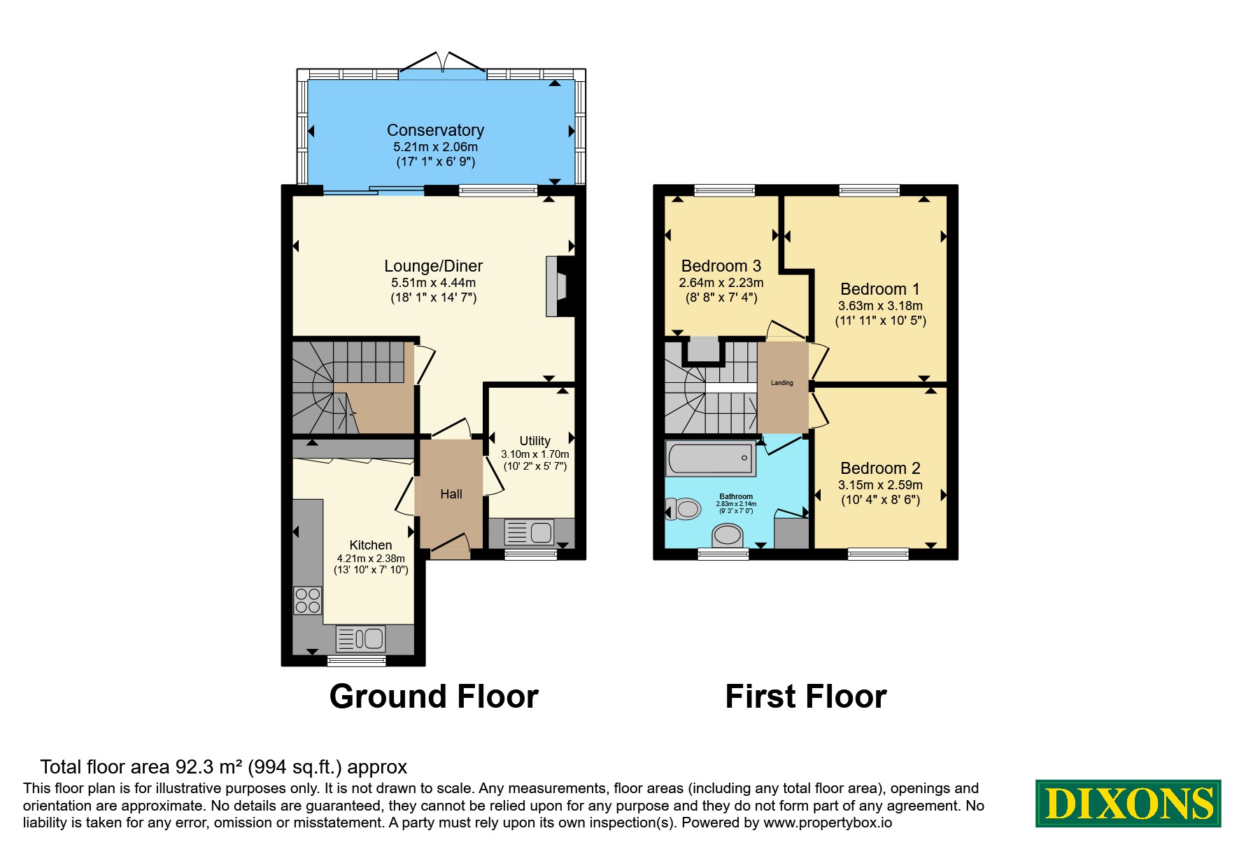 42, Dacer Close, West Midlands floorplan