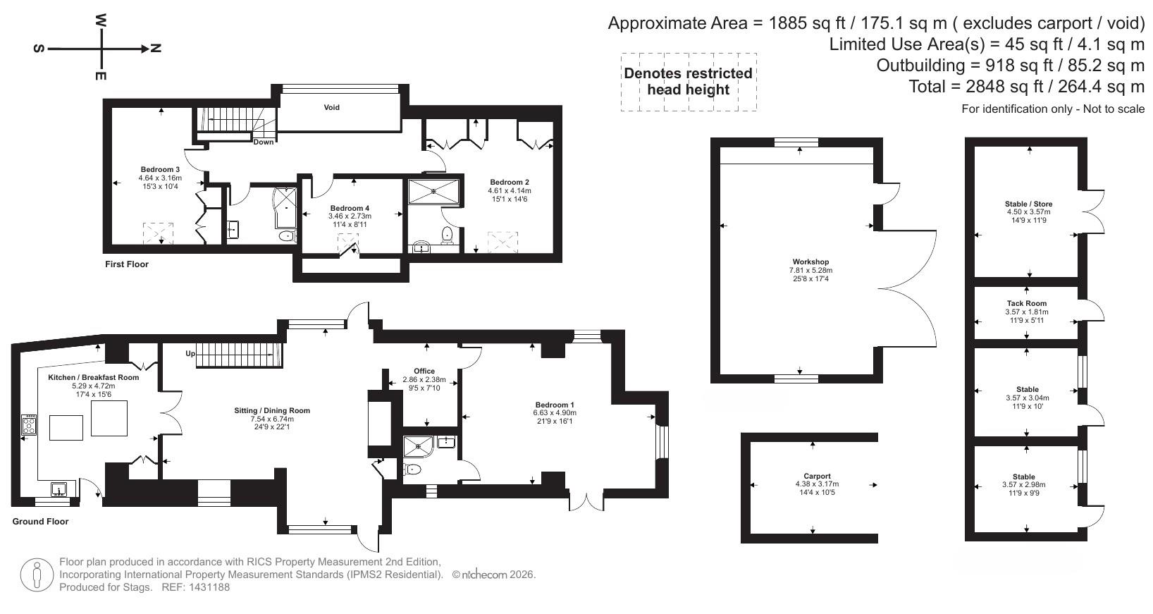 Kersdown Barn, Old Tiverton Road, Bampton floorplan