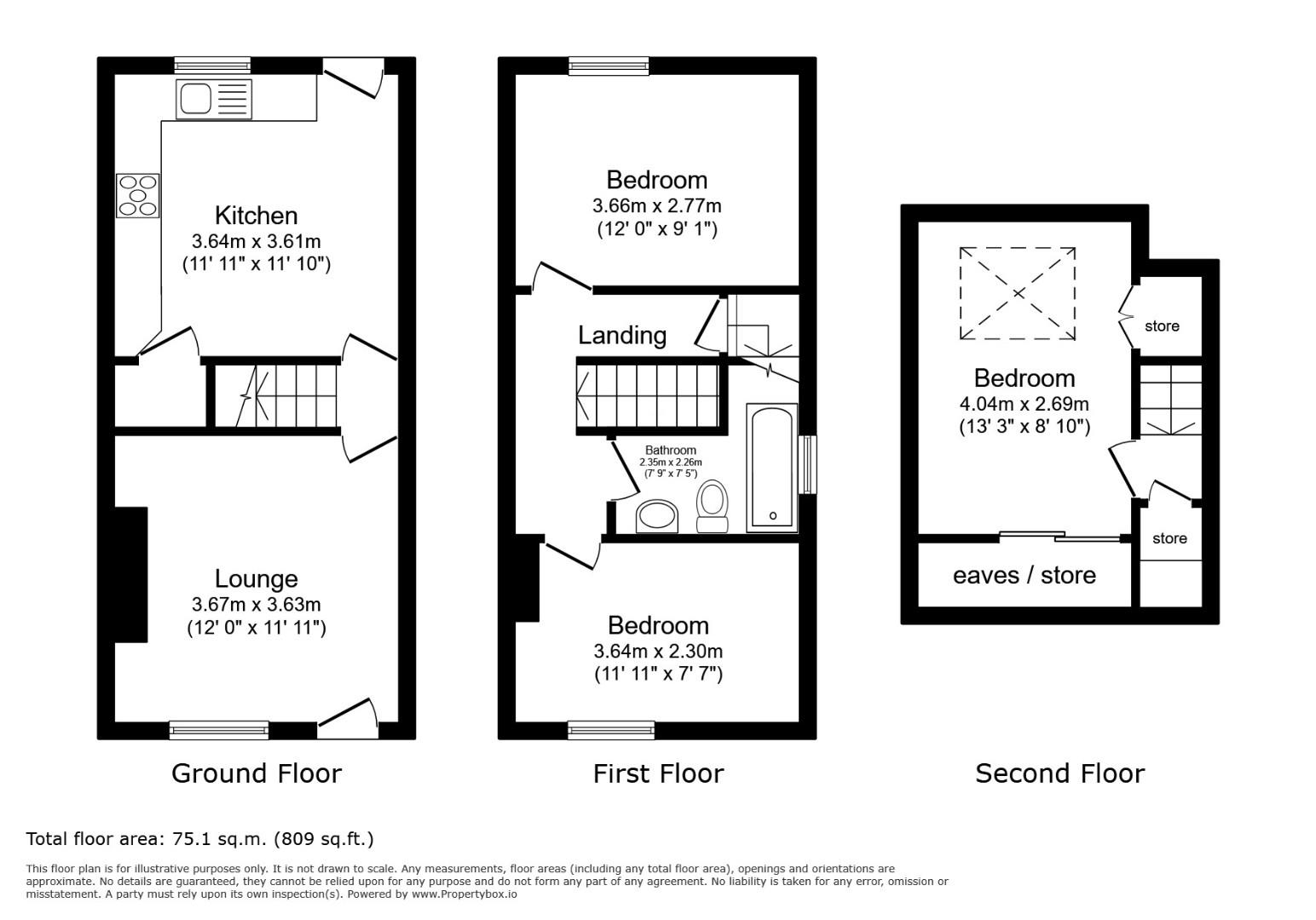 67, Duncombe Street, Sheffield floorplan