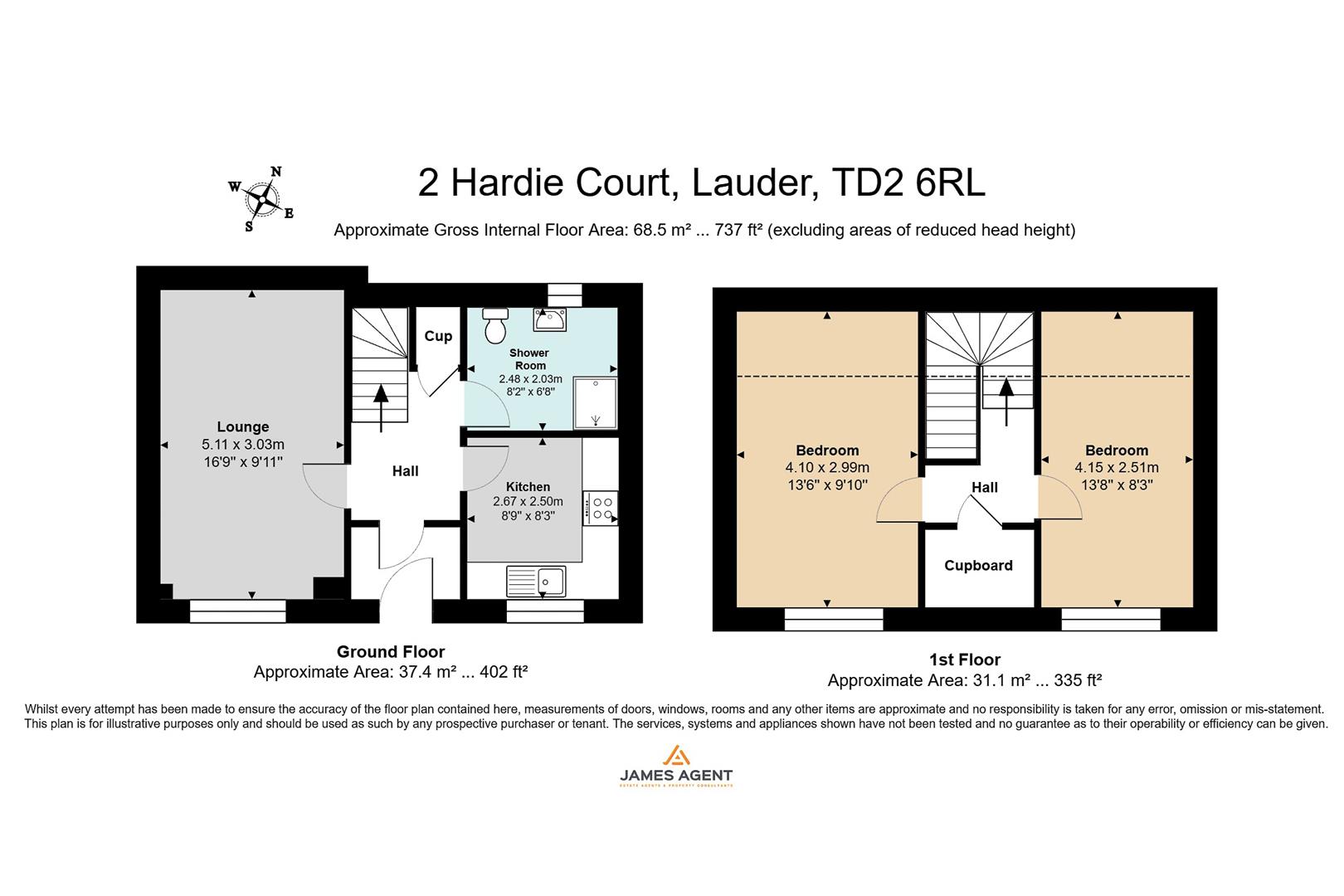 2, Hardie Court, Lauder floorplan