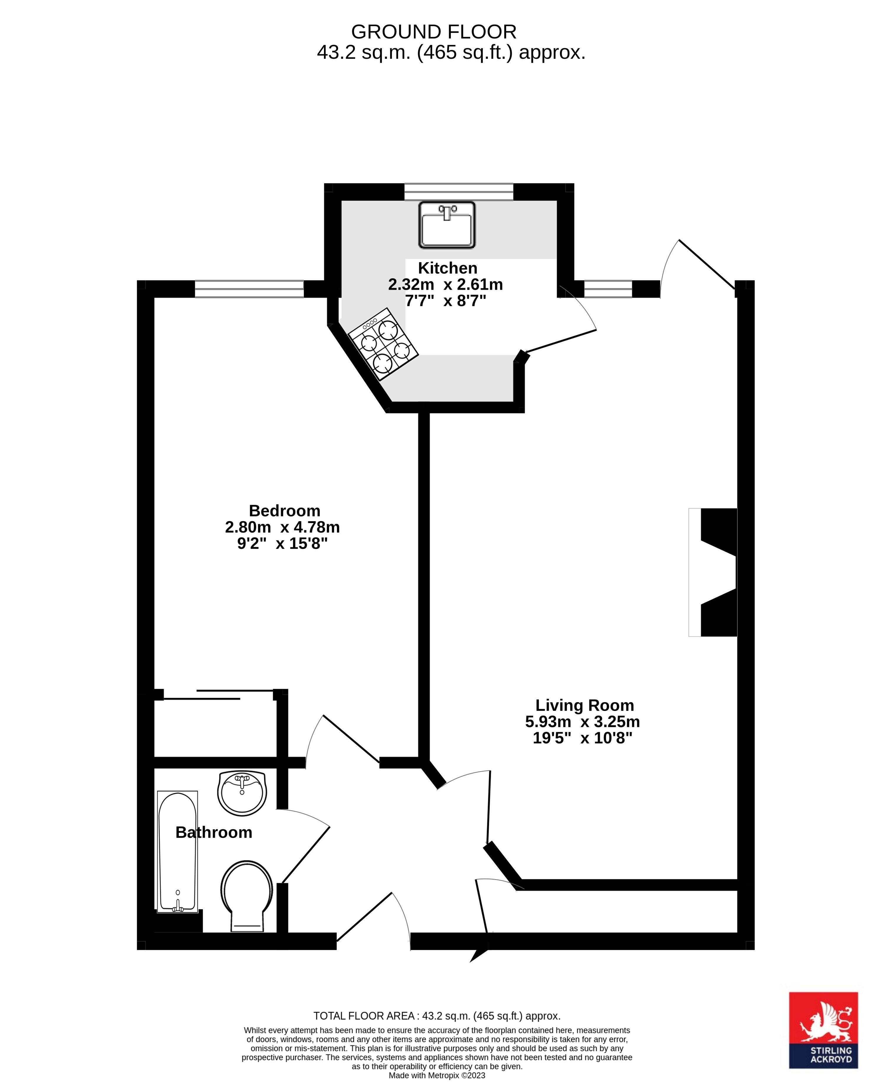 10, Matthews Lodge, Addlestone floorplan