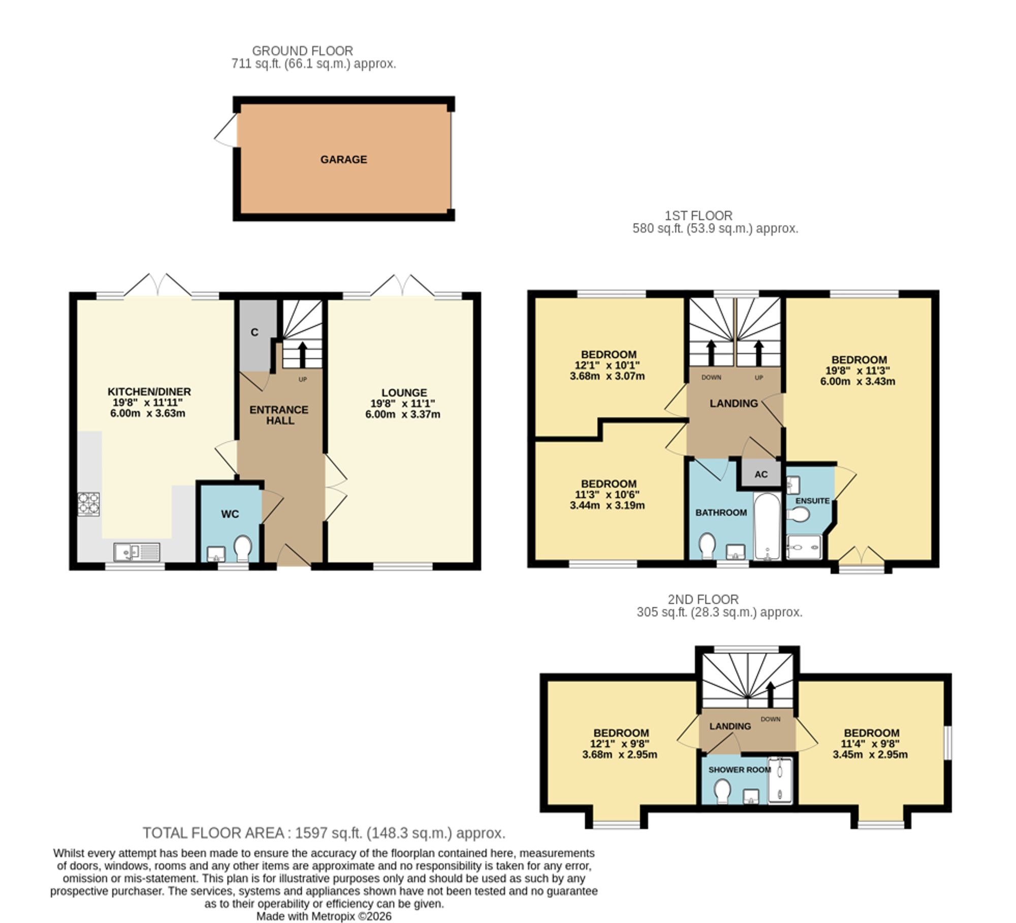 16 Catland Copse, Southampton floorplan