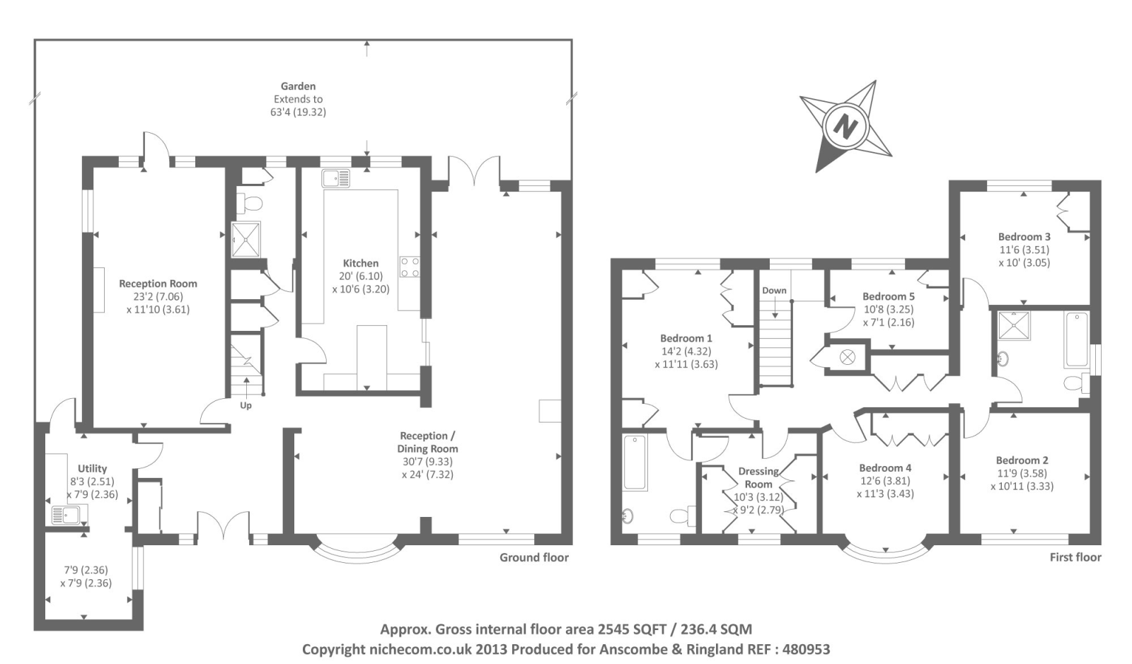 5 Bedrooms Detached house to rent in Pinner HA5,