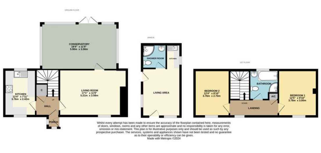 Field Cottage,, Patchole, Devon floorplan