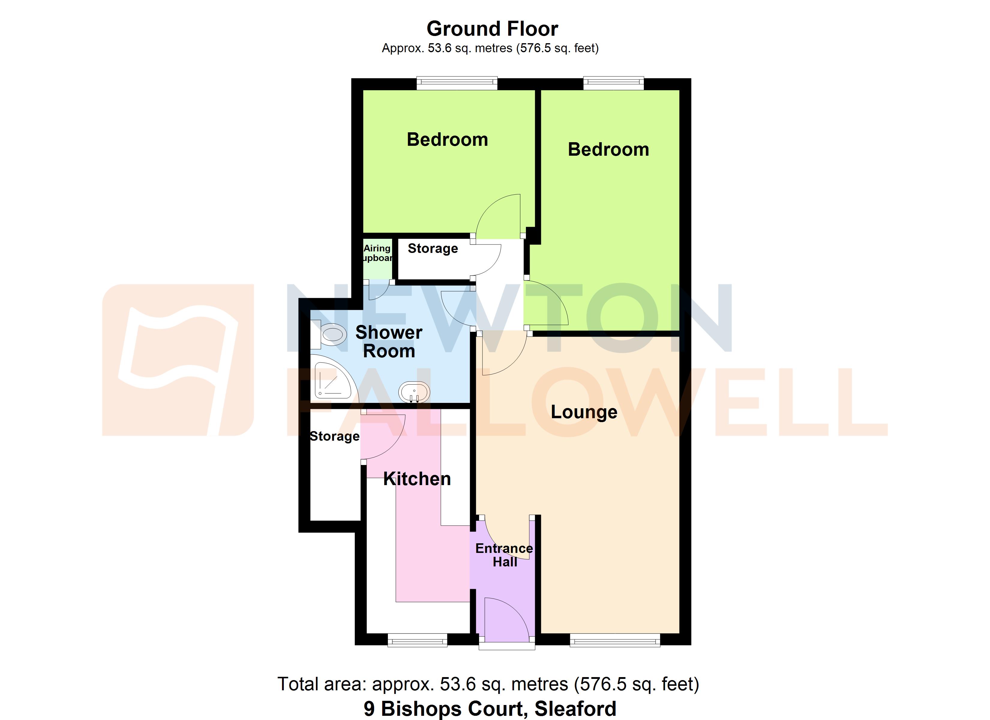9, Bishops Court, Sleaford floorplan