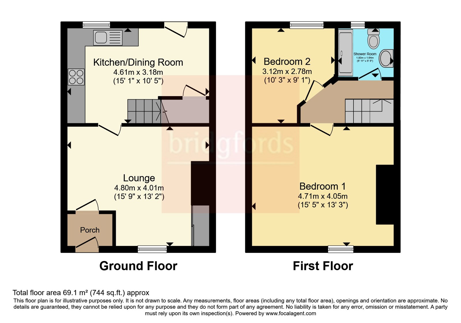 74, Market Street, Chorley floorplan