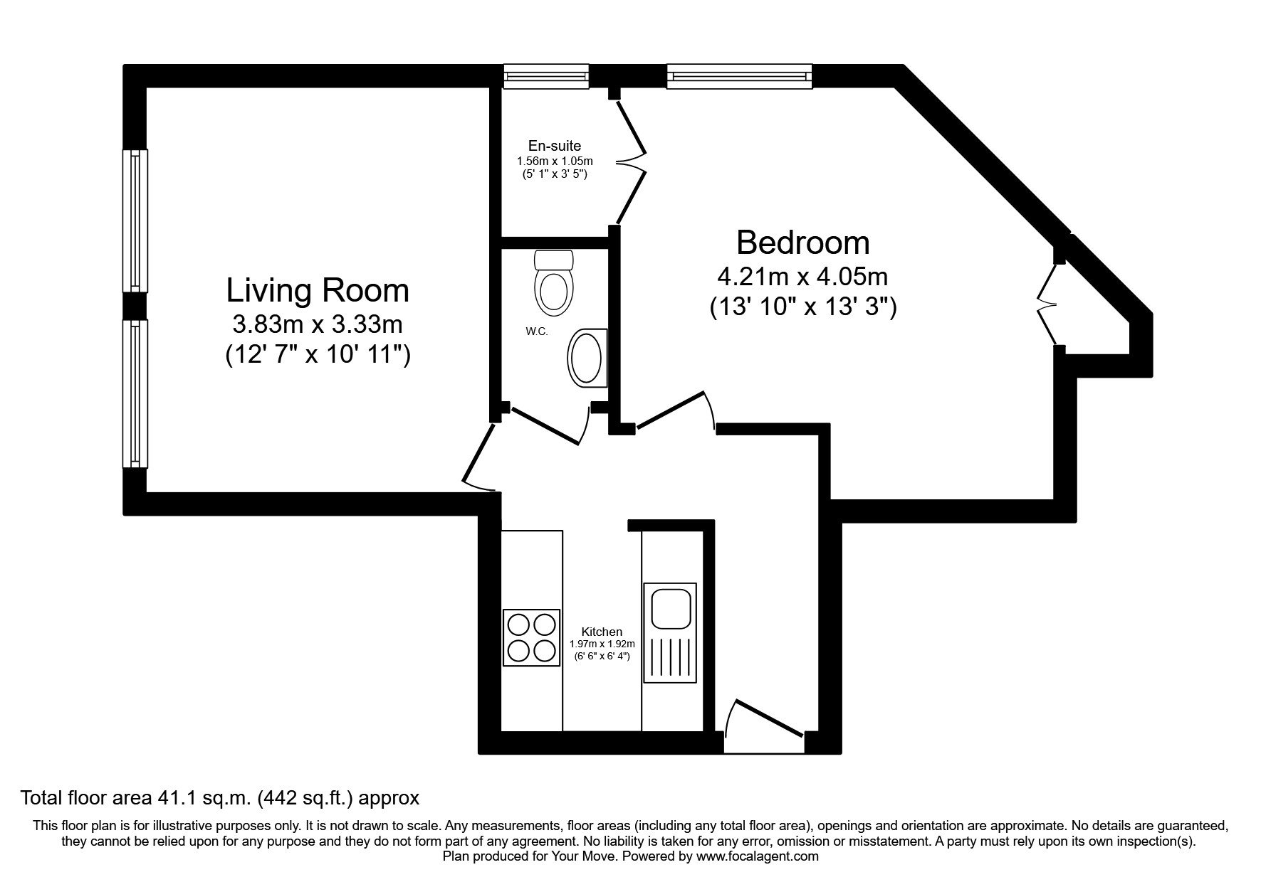 Buchanan Street, Edinburgh, Midlothian EH6, 1 bedroom flat for sale
