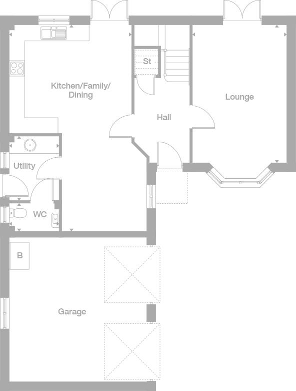 4 Bedrooms Detached house for sale in 