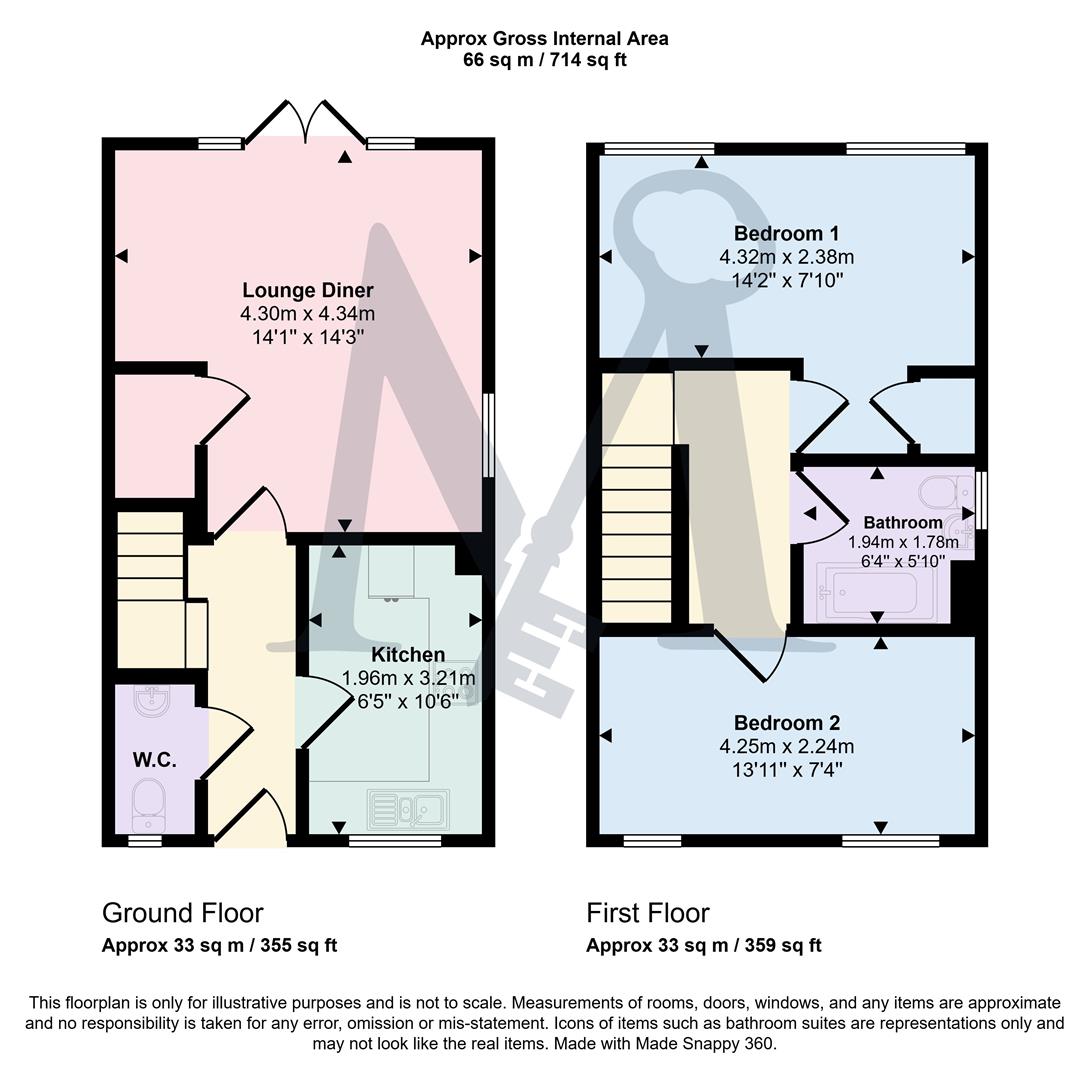 29, Buckthorn Road, Coalville floorplan