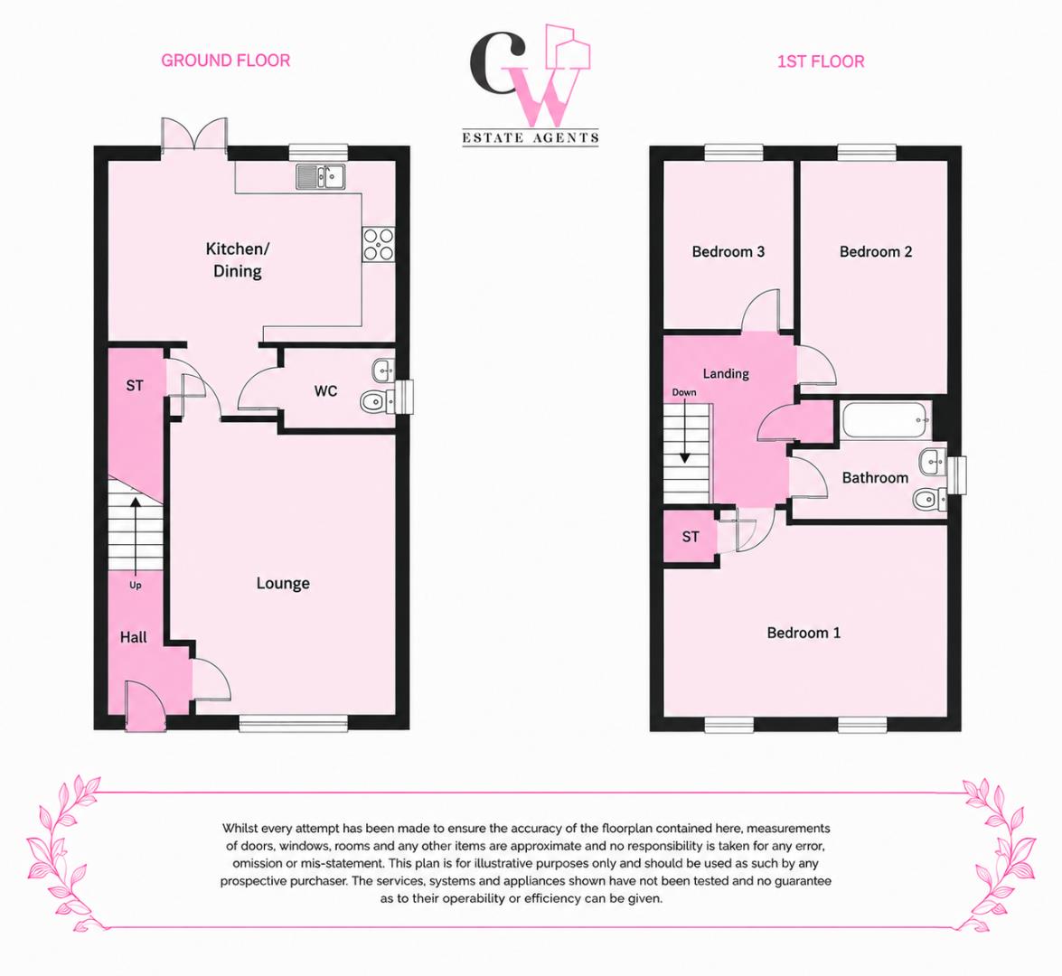 9, Applefern Close, Winsford floorplan