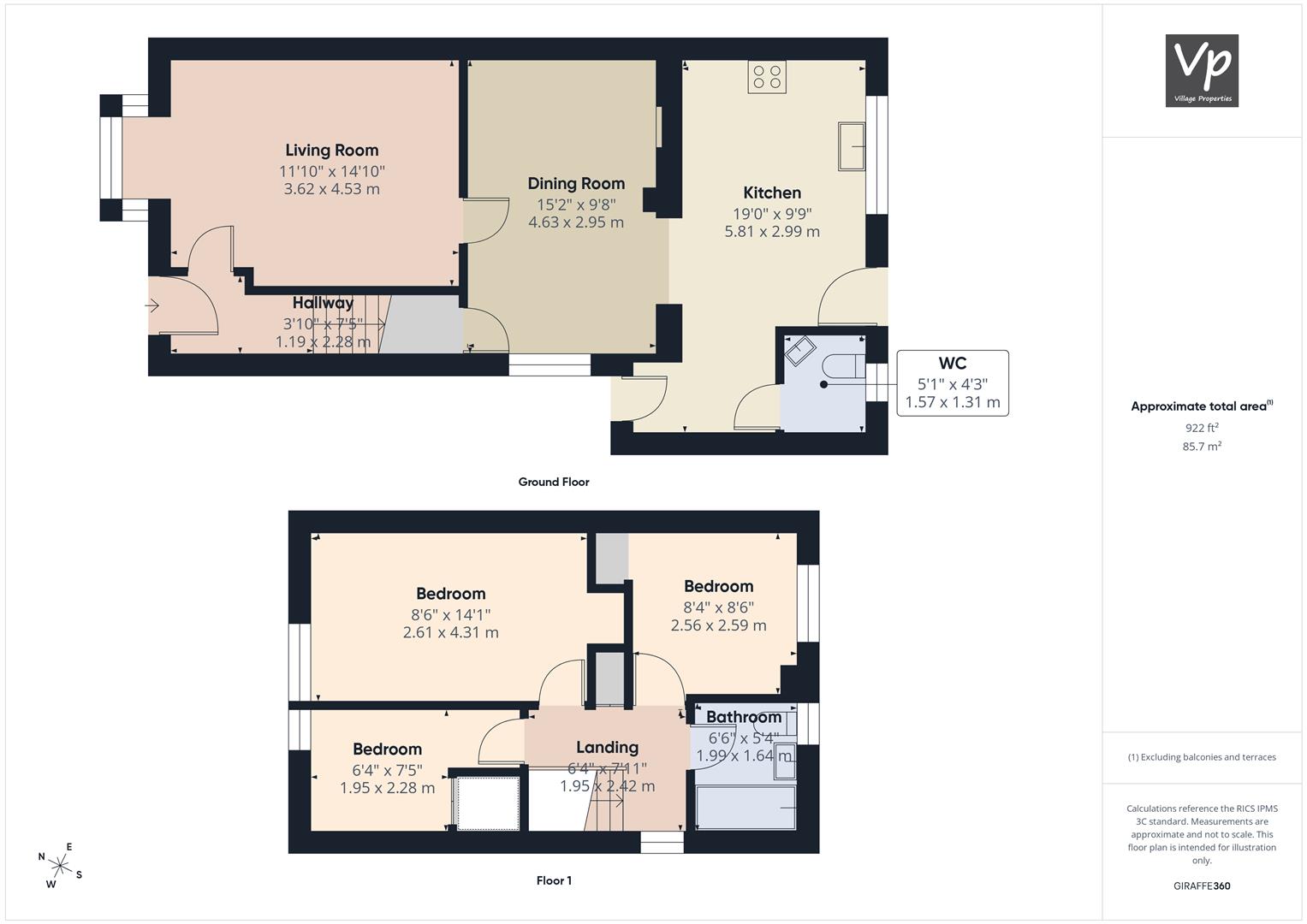 2, Enborne Close, Reading floorplan