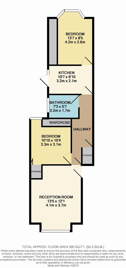 2 Bedrooms Flat to rent in Orford Road, London E17