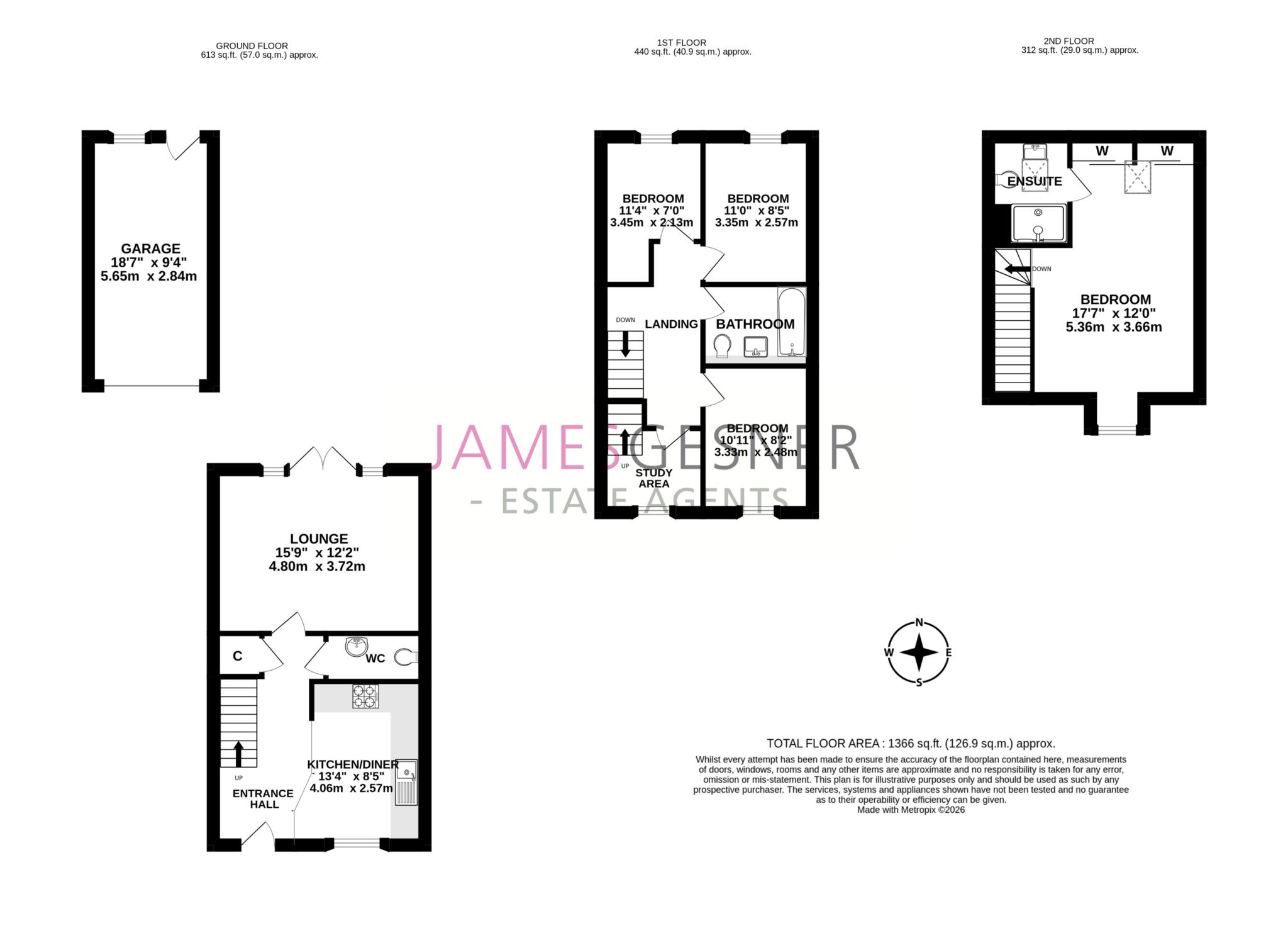 18, Hill Mead, Didcot floorplan