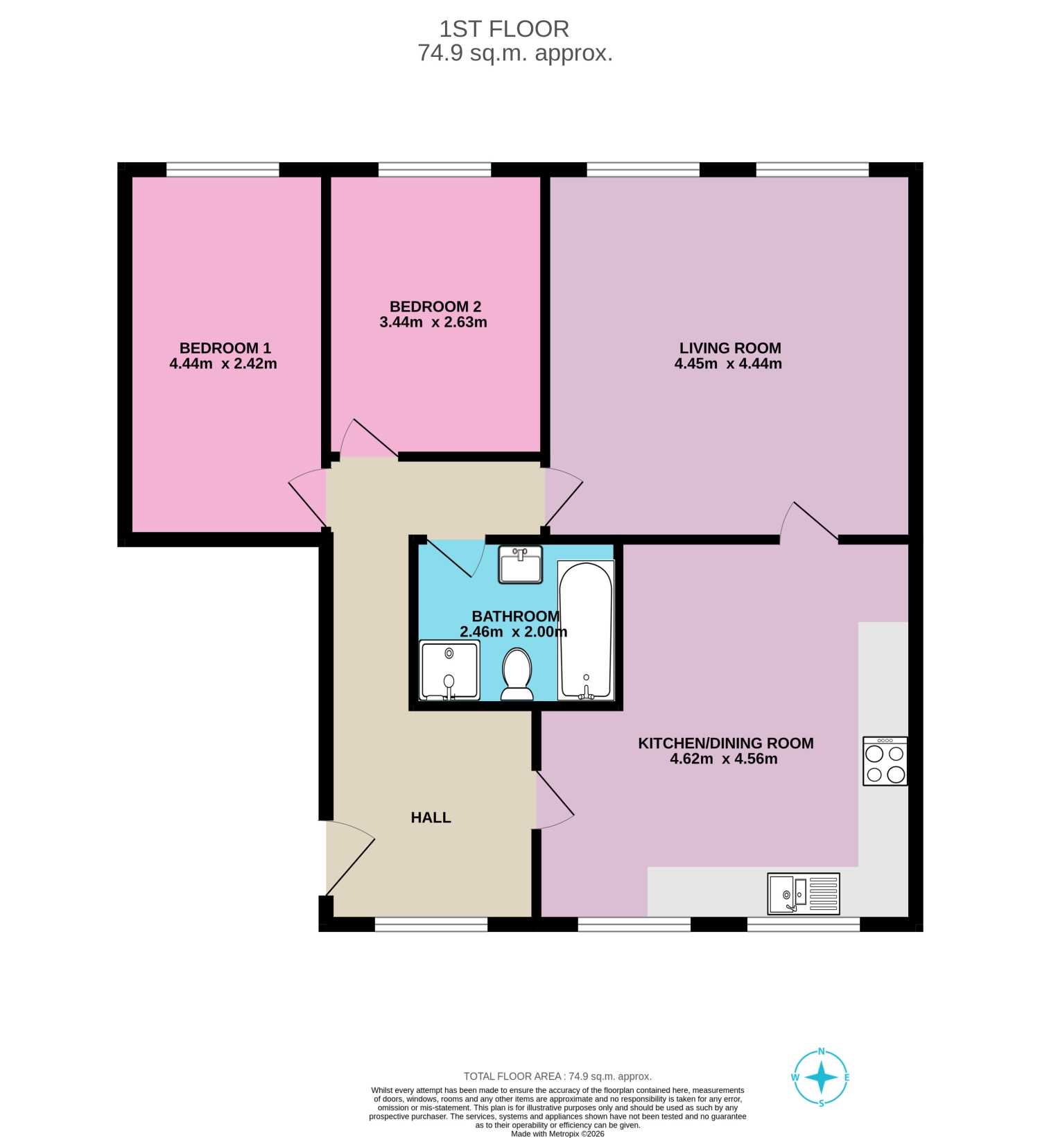 2, Bridge Mills Station Road, Halifax floorplan