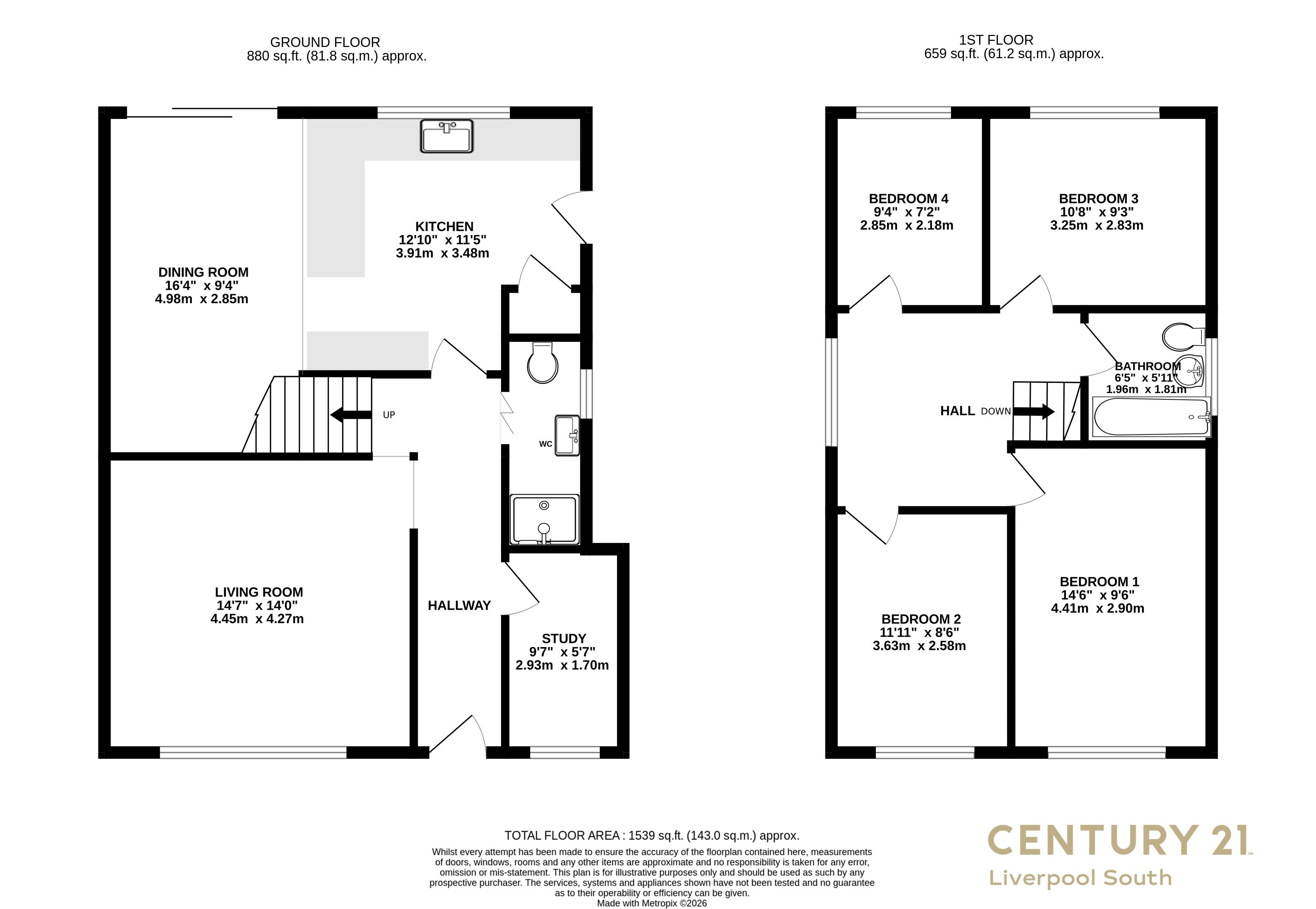 1, Abbey Court, LIVERPOOL floorplan