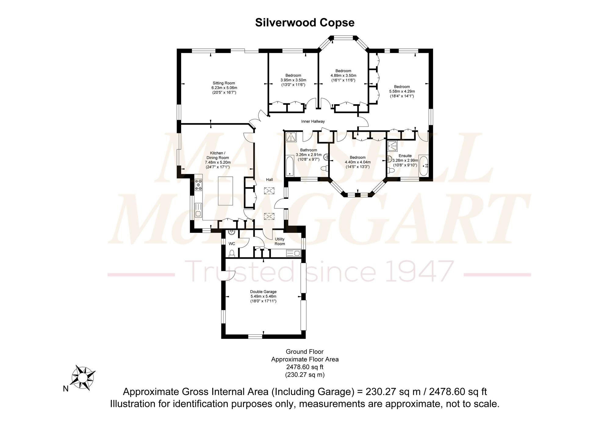 Moonrakers Silverwood Copse, Pulborough floorplan